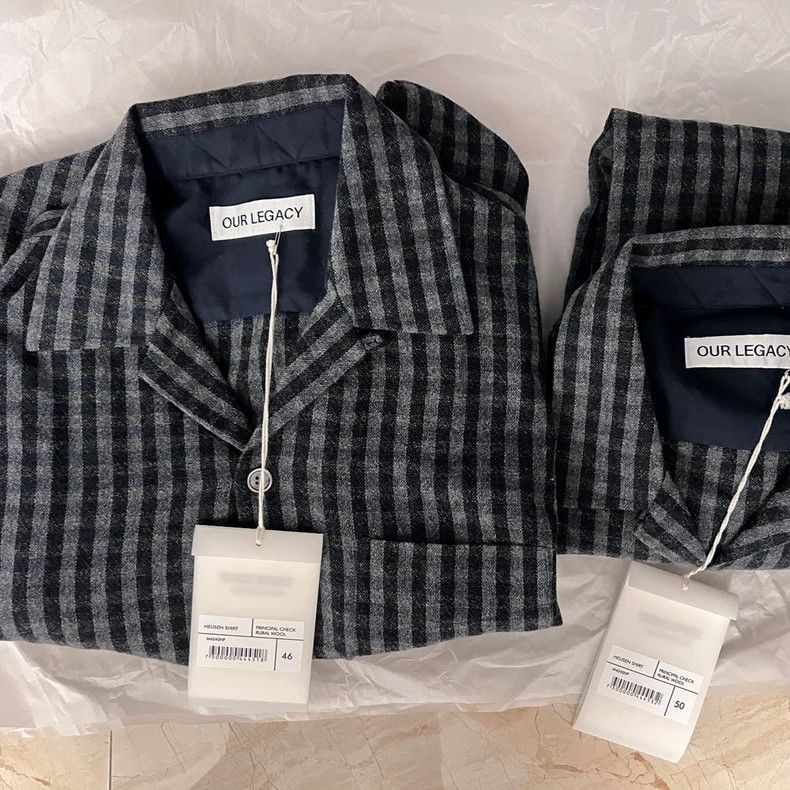Our Legacy our legacy size 46 Plaid woven shirt M4242HP 2502-Nextarro Size US S / EU 44-46 / 1 - 2 Thumbnail