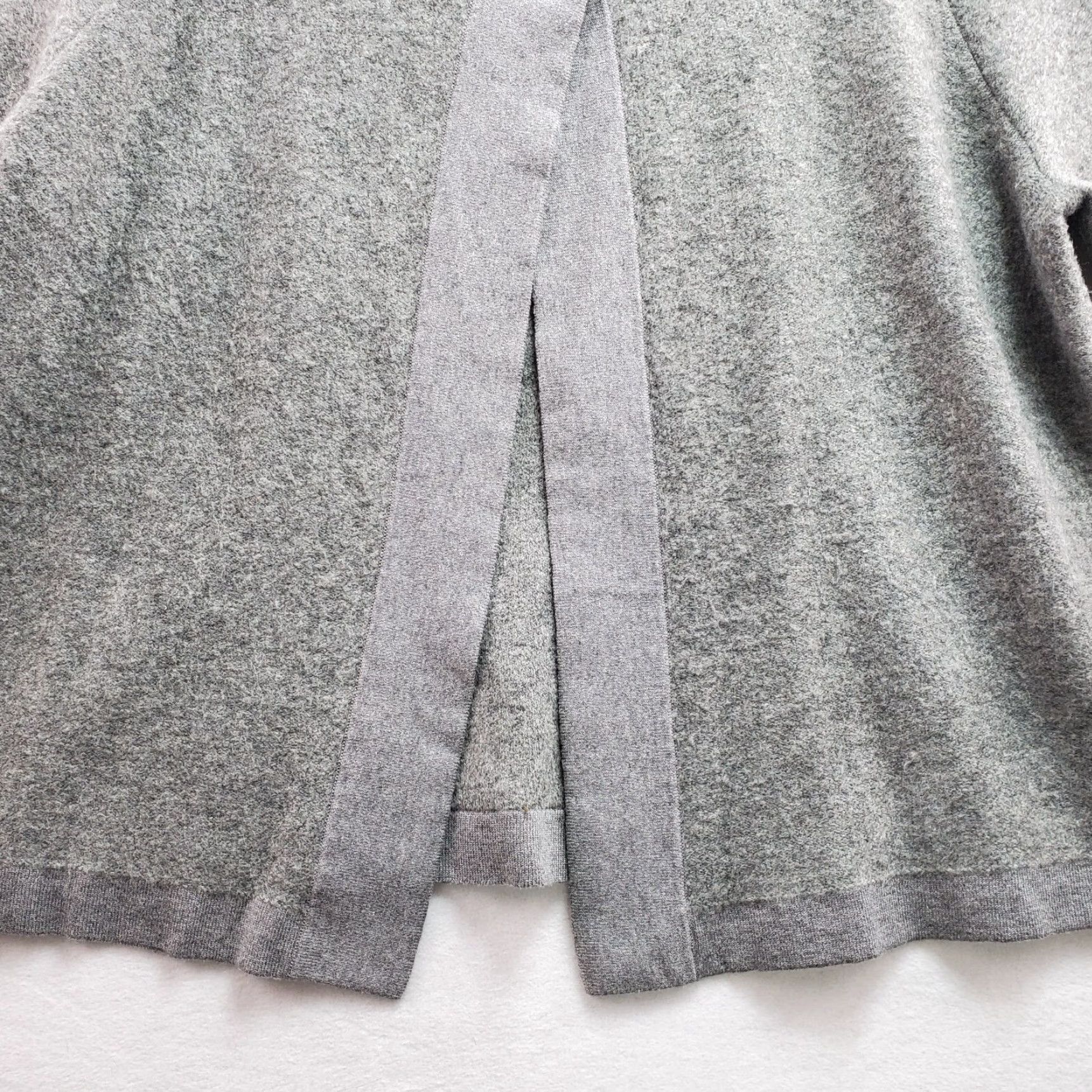 Vintage Chico's Cardigan Sweater Womens Medium Gray Acrylic Stretch Knit Hardware-Detail Size M / US 6-8 / IT 42-44 - 5 Thumbnail