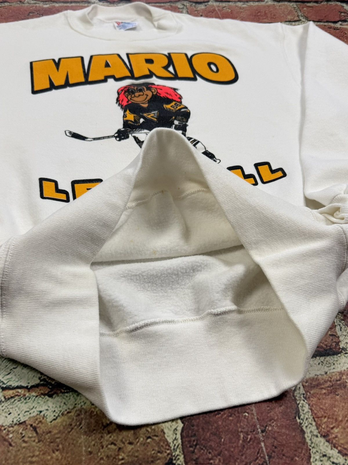 Hanes Vintage Pittsburgh Penguins Sweatshirt Mario Troll Lemieux Size US L / EU 52-54 / 3 - 7 Thumbnail