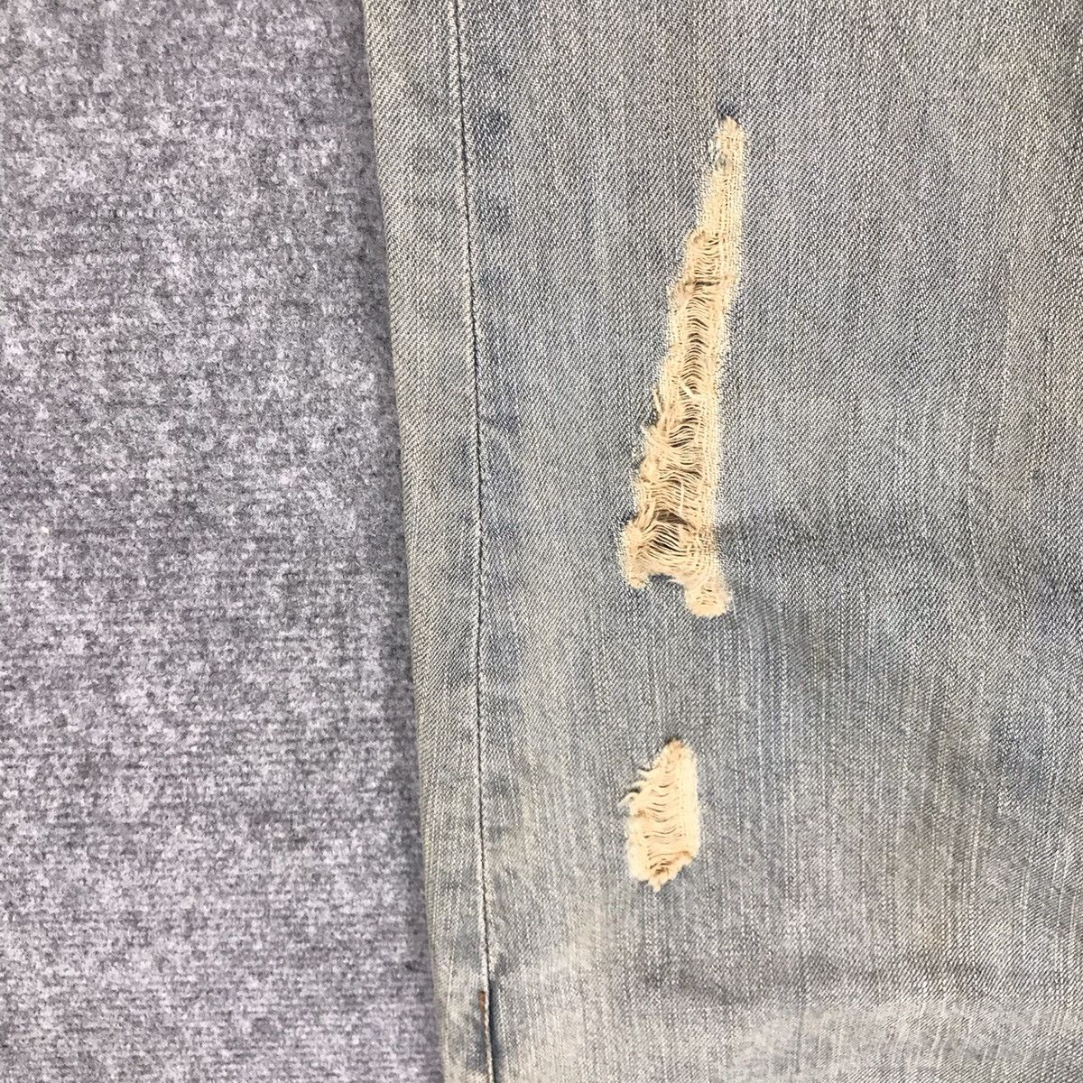 If Six Was Nine FLARE GOA DISTRESSED DENIM BOOT CUT RUSTY DENIM PANTS Size US 30 / EU 46 - 7 Thumbnail
