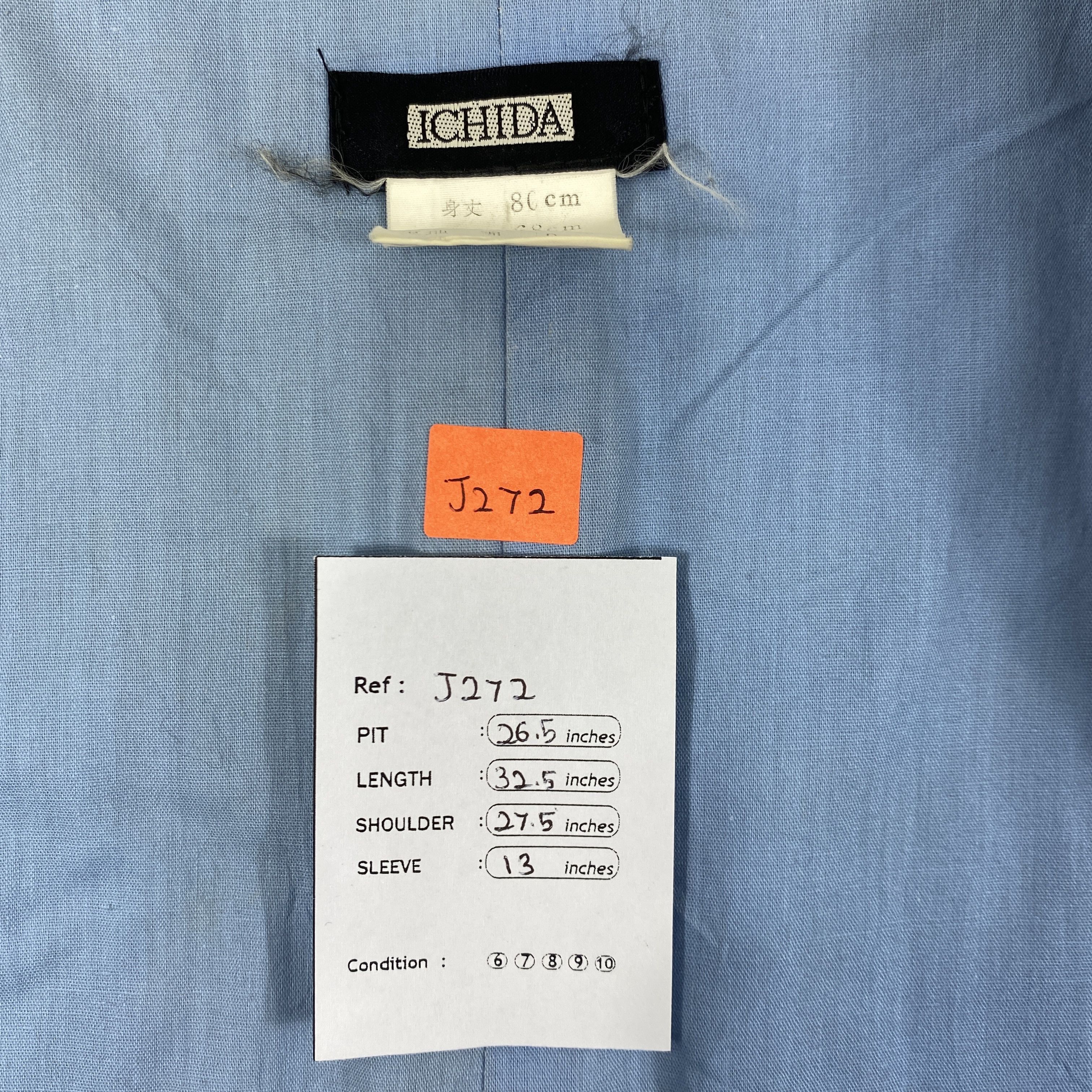 Japanese Brand Vintage Japanese Brand Ichida Kimono Blue -J272 Size US XL / EU 56 / 4 - 5 Thumbnail