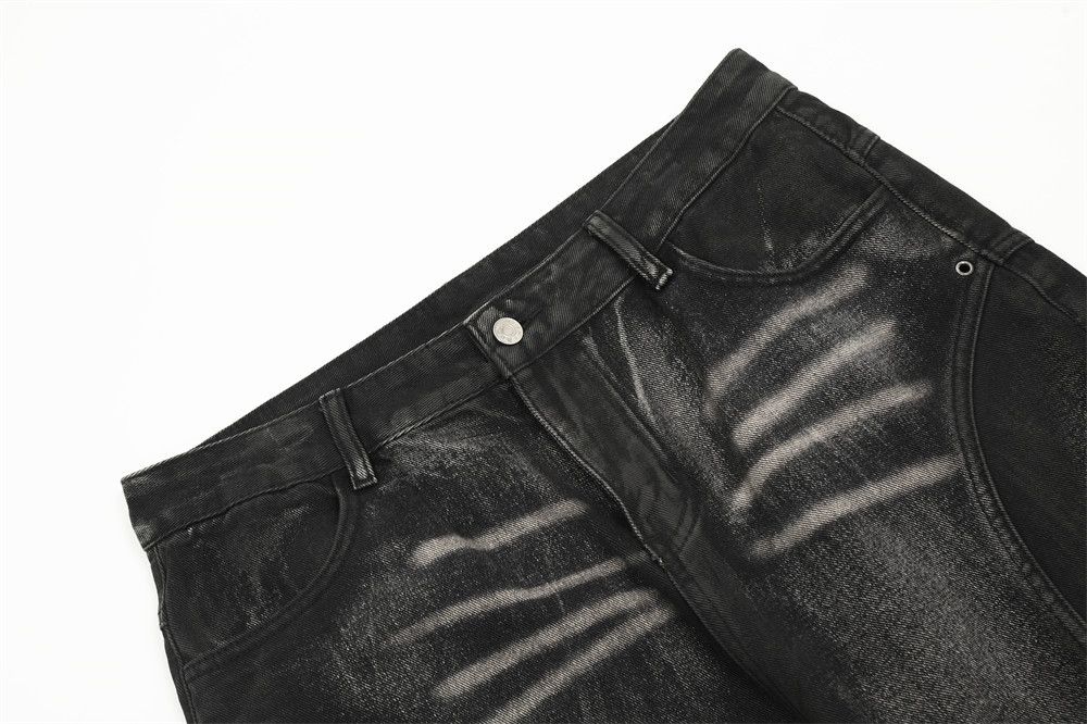 Other Splash Ink Spliced Washed Distressed Jeans Size US 32 / EU 48 - 4 Thumbnail