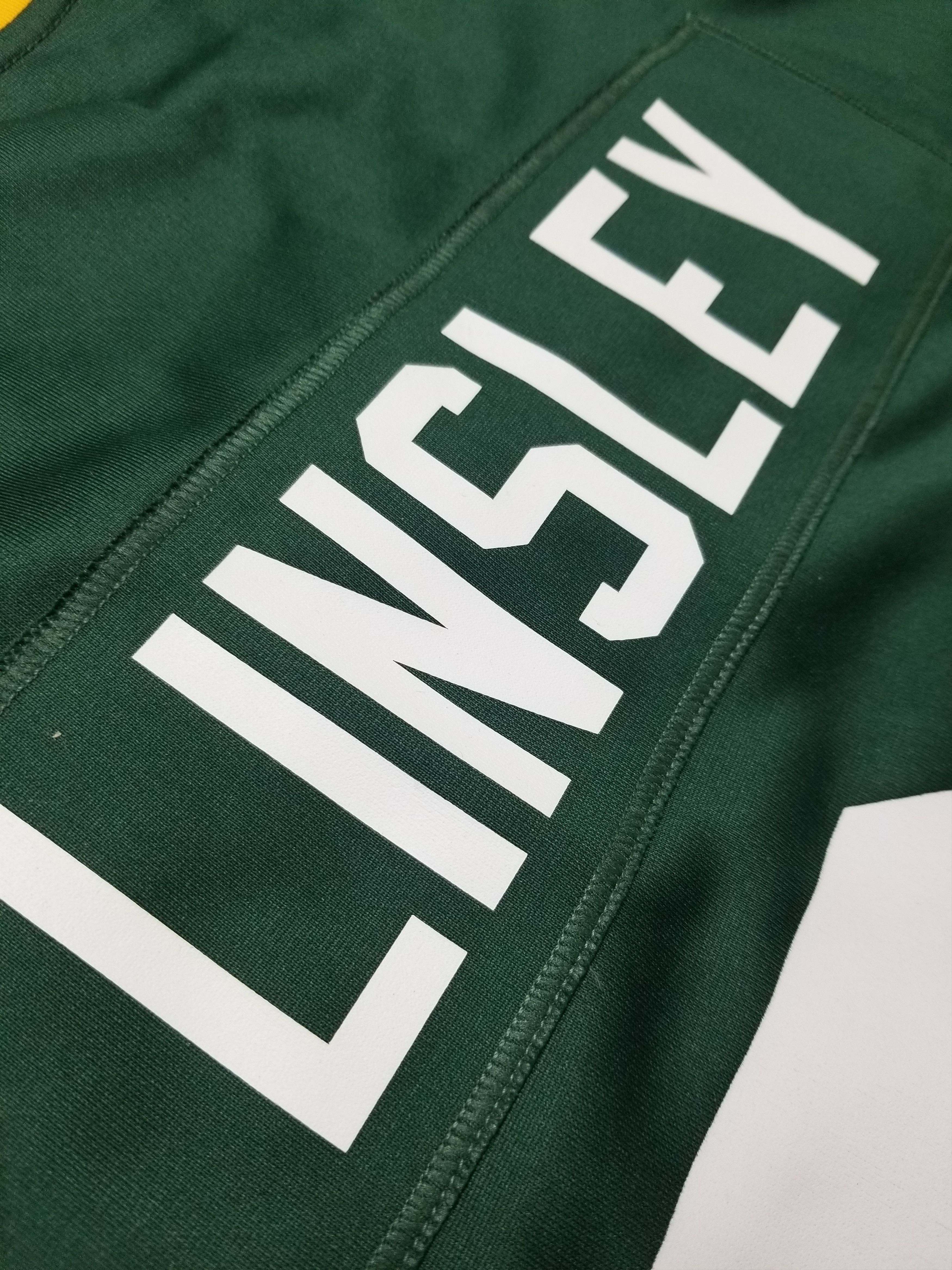Nike Green Bay Packers #63 Linsley NFL Jersey Men's Size 4XL Size US XXL / EU 58 / 5 - 4 Thumbnail