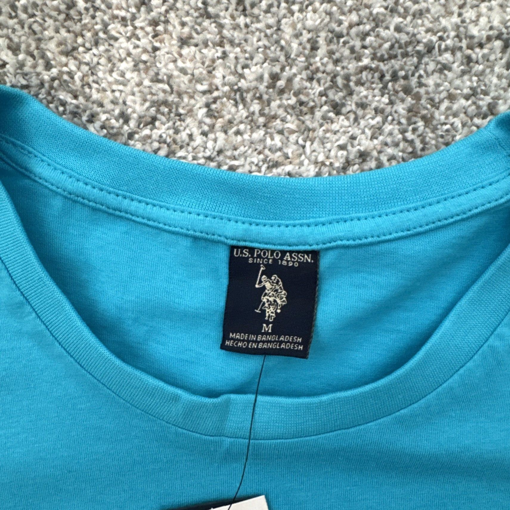 U.S. Polo Assn. U.S. Polo Assn. Shirt Medium Sky Blue Pocket Casual Sport Preppy Mens Size US M / EU 48-50 / 2 - 5 Thumbnail