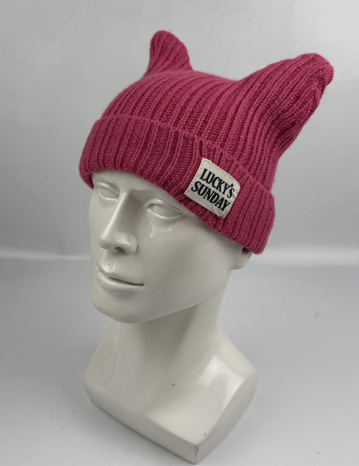 Japanese Brand luckys sunday beanie hat with horn tc52 Size ONE SIZE - 1 Thumbnail