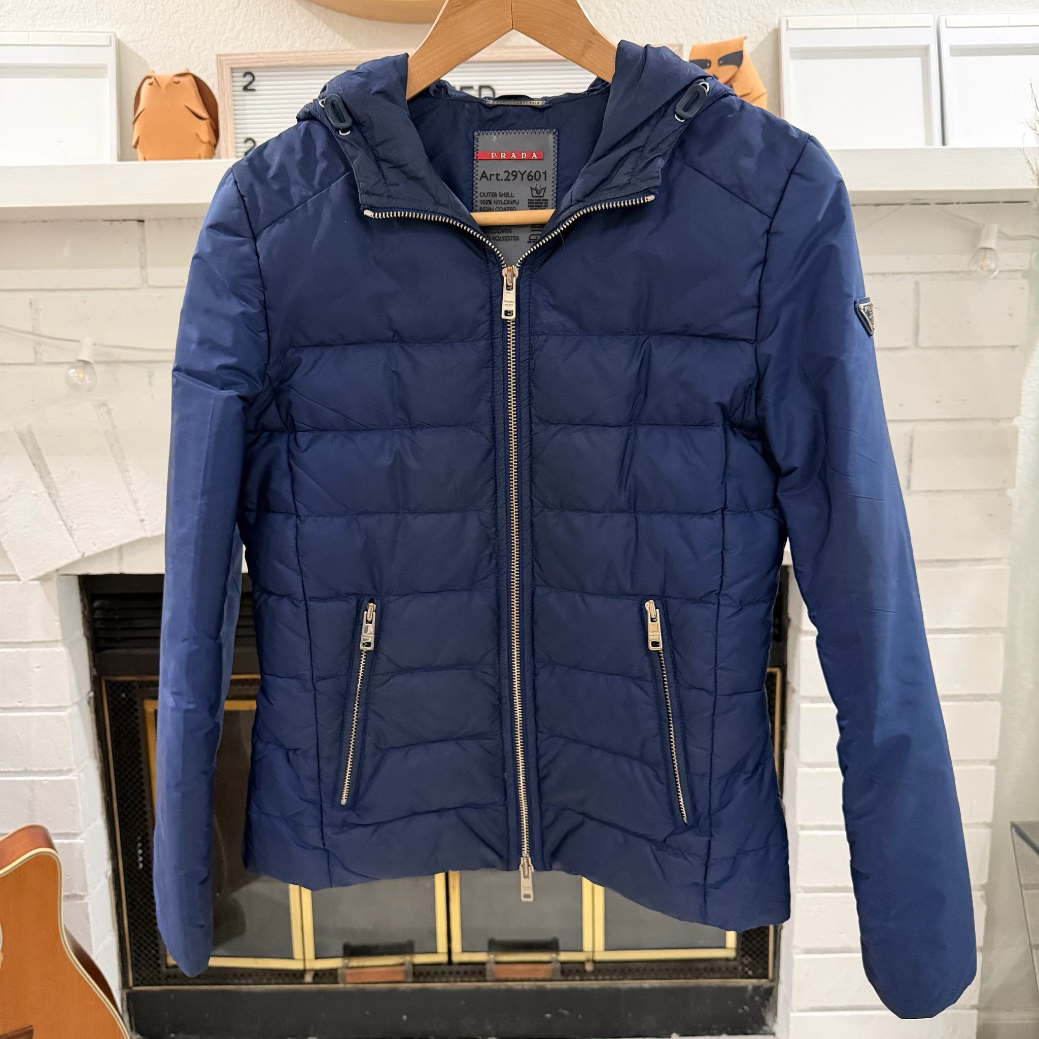Prada 2013 Prada Sport Puffer Padded Goose Down Hooded Jacket Size S / US 4 / IT 40 - 1 Thumbnail