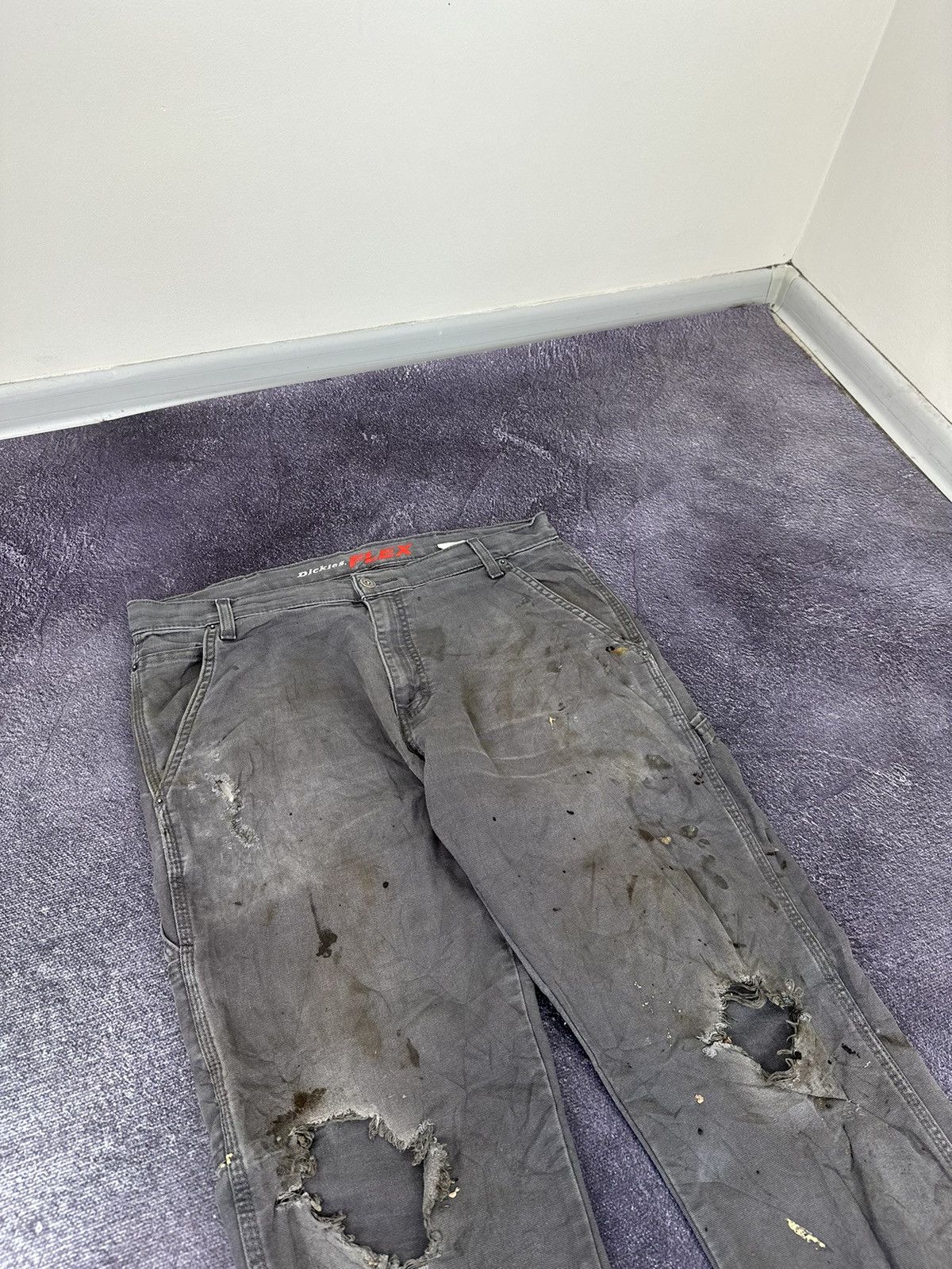 Dickies Vintage Dickies Faded Distressed Cargo Baggy Y2K Work Pants Size US 34 / EU 50 - 13 Thumbnail