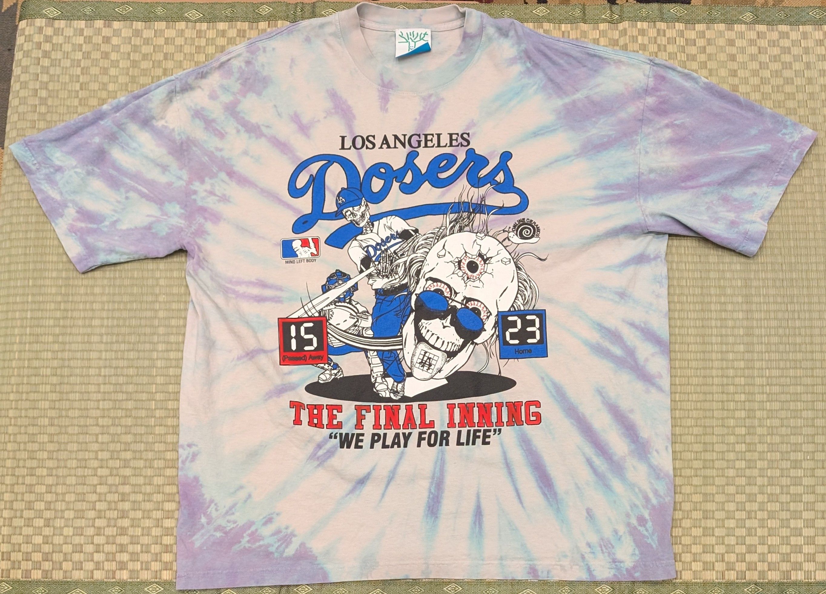 Online Ceramics RARE Online Ceramics Los Angeles Dosers Final Inning T-shirt Size US XXL / EU 58 / 5 - 1 Thumbnail