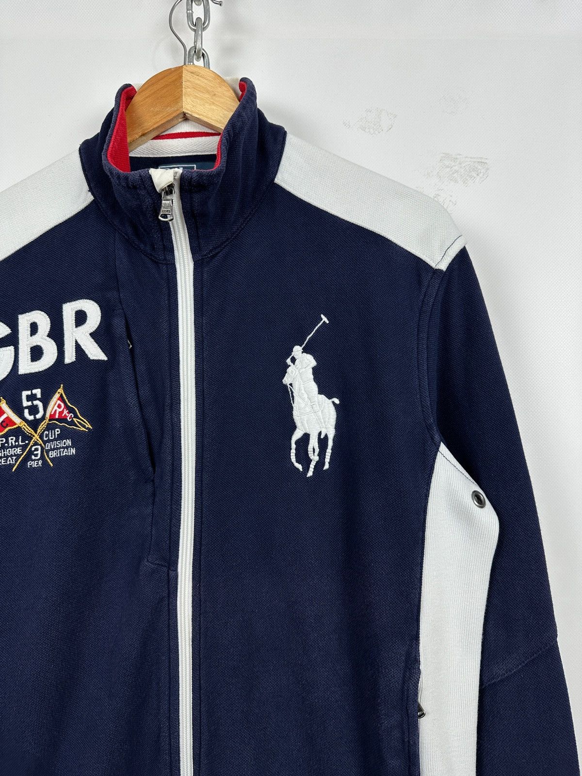 Polo Ralph Lauren Vintage Polo Ralph Lauren GBR Chief Keef Zip Sweatshirt Size US S / EU 44-46 / 1 - 7 Thumbnail