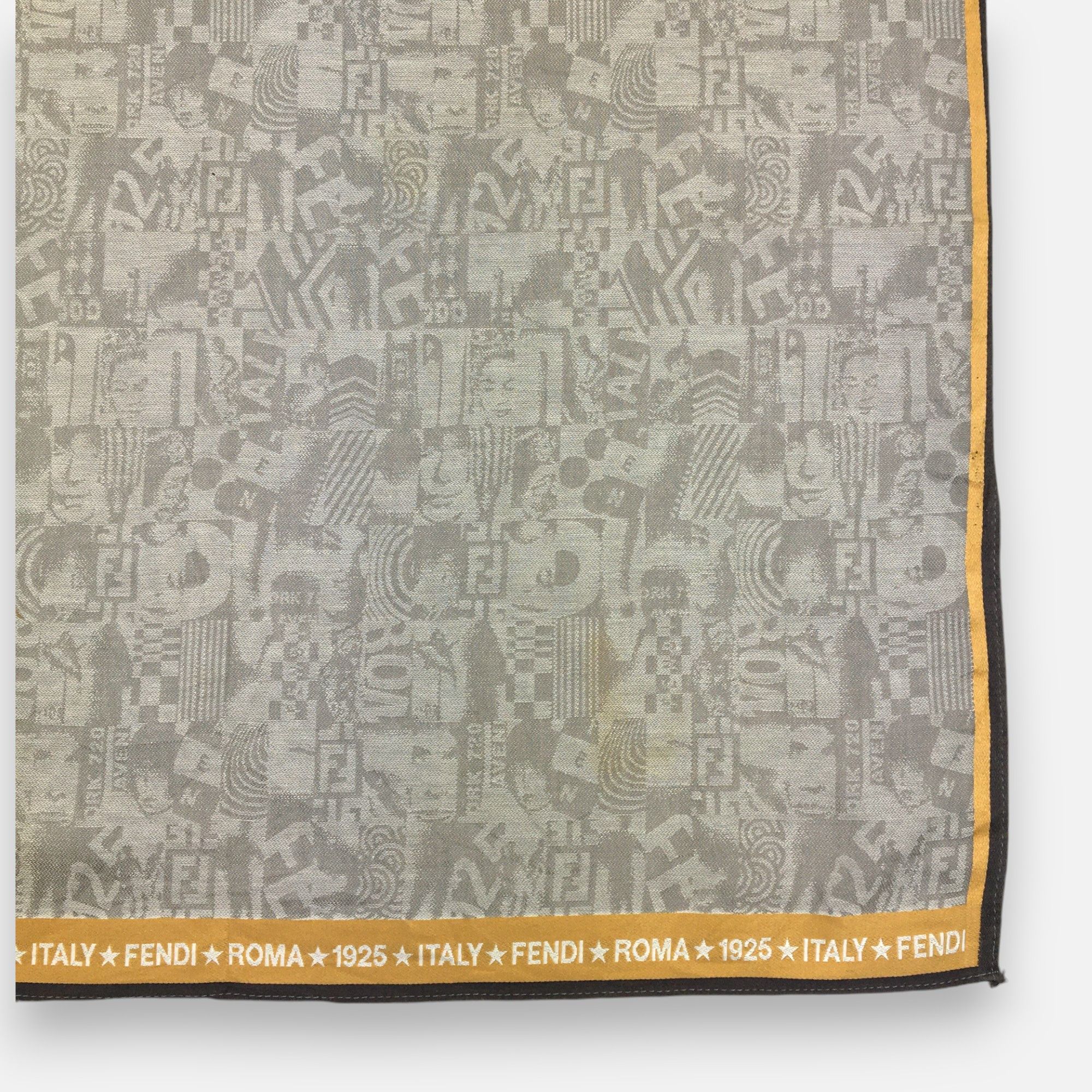 Japanese Brand Vintage Fendi Handkerchief Neckerchief Bandana Size ONE SIZE - 4 Thumbnail