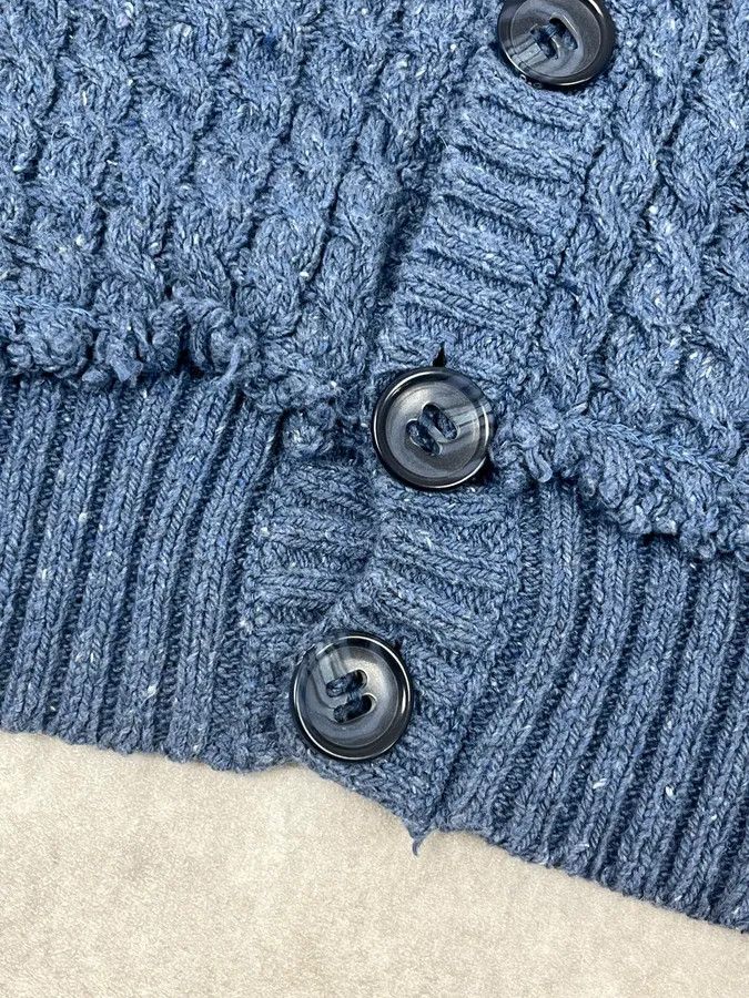 Dolce & Gabbana 2000s Dolce & Gabbana Blue Buttoned Cardigan Sweater Size US M / EU 48-50 / 2 - 9 Thumbnail