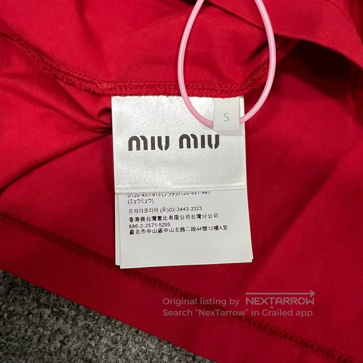 Miu Miu Miu Miu 2025 Logo Red Sleeveless Top S. Size S / US 4 / IT 40 - 7 Thumbnail