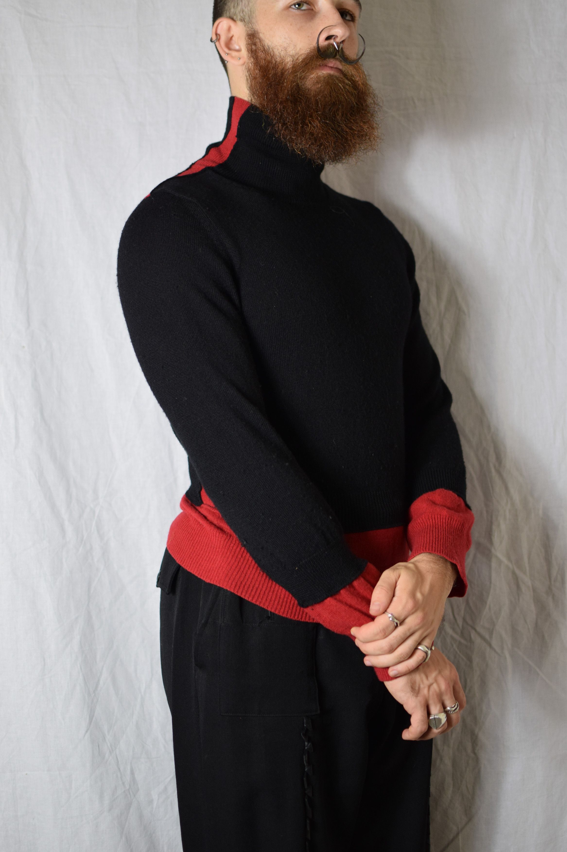Comme des Garcons CDGH+ AD2000 Turtleneck - XN-01042M Size US M / EU 48-50 / 2 - 1 Thumbnail