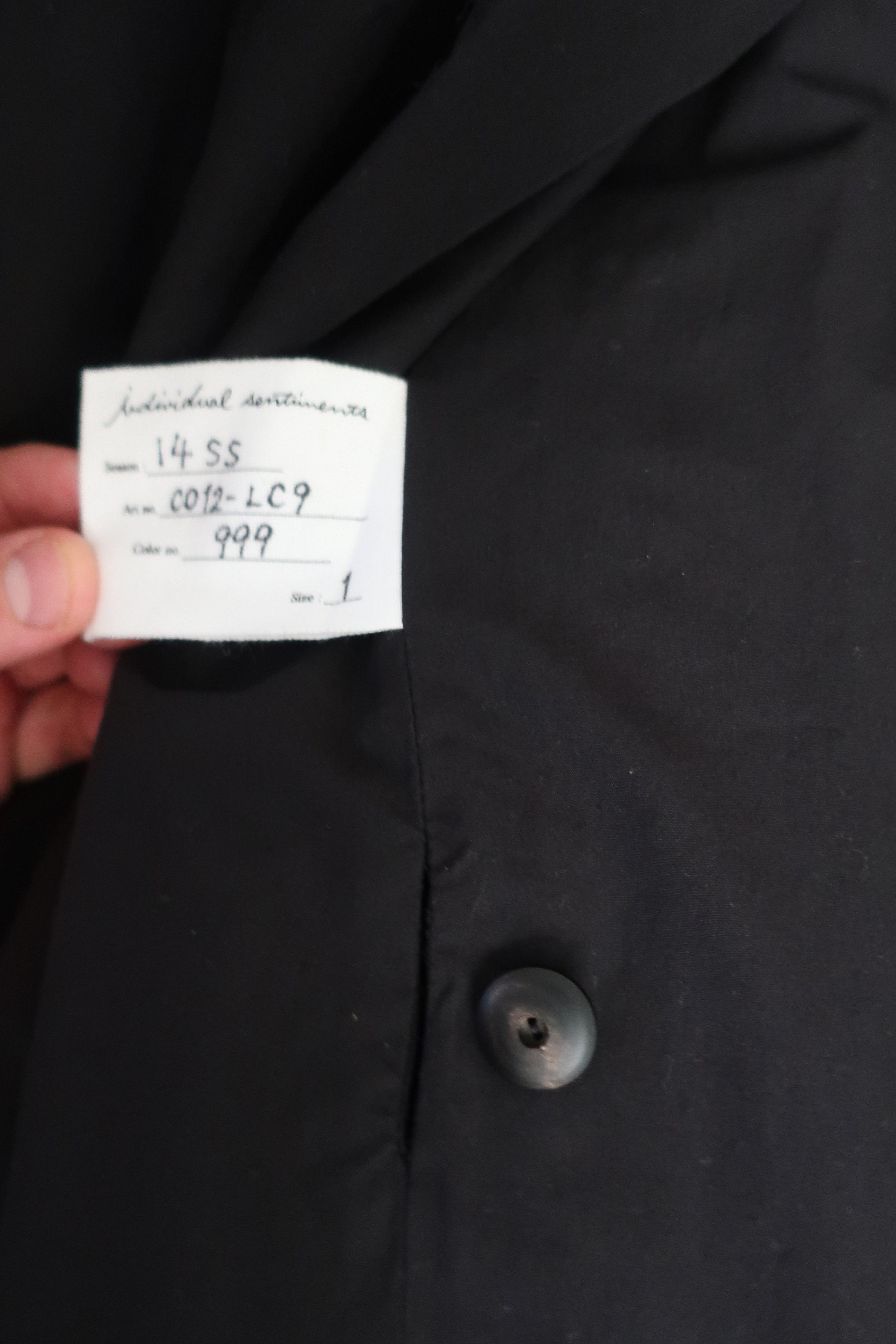 Individual Sentiments IS black coat EU 46/48 fabric like M.A+ Size US M / EU 48-50 / 2 - 10 Thumbnail