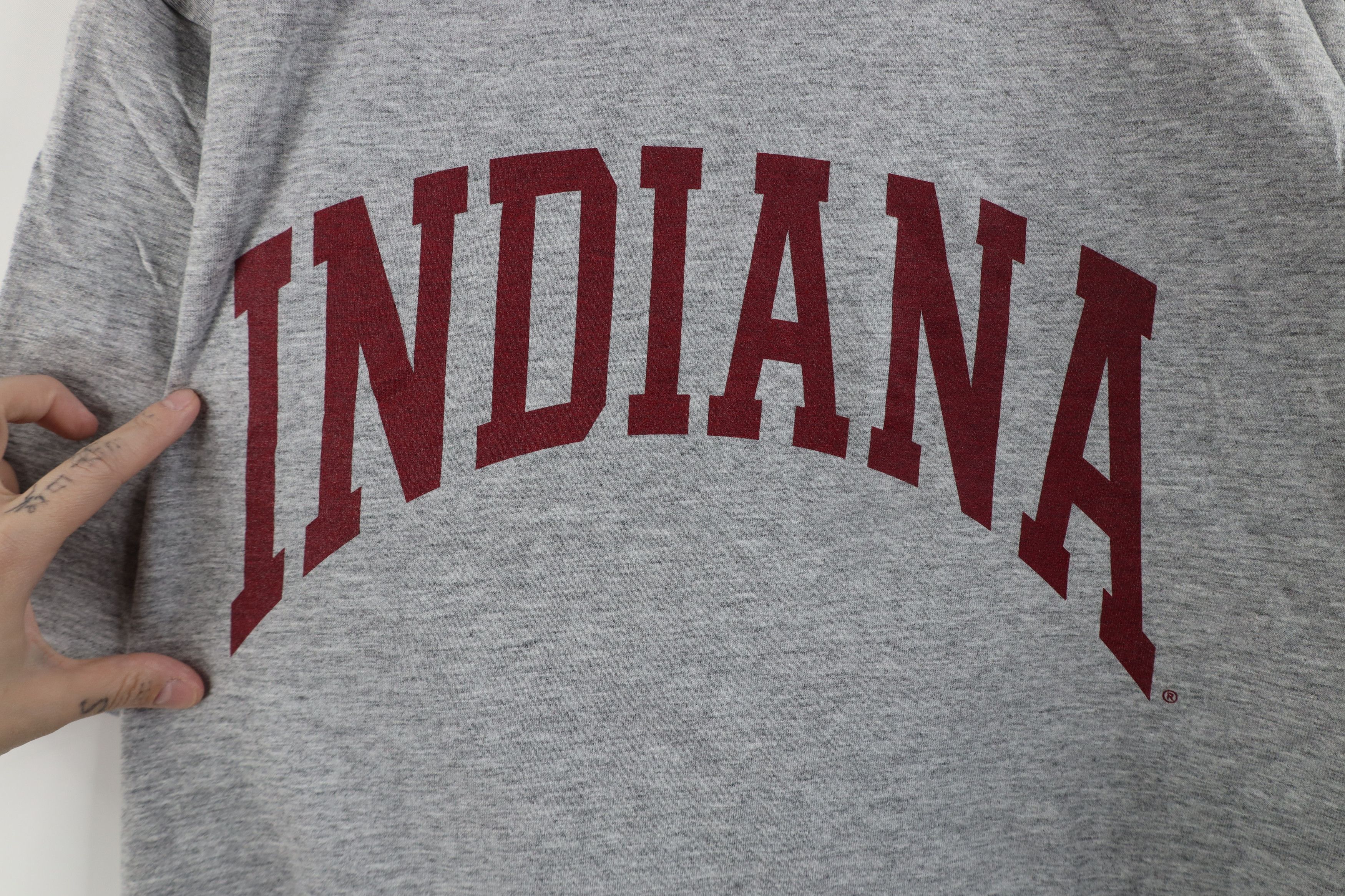 Vintage Vintage 90s Spell Indiana University Short Sleeve T-Shirt Size US XXL / EU 58 / 5 - 4 Thumbnail