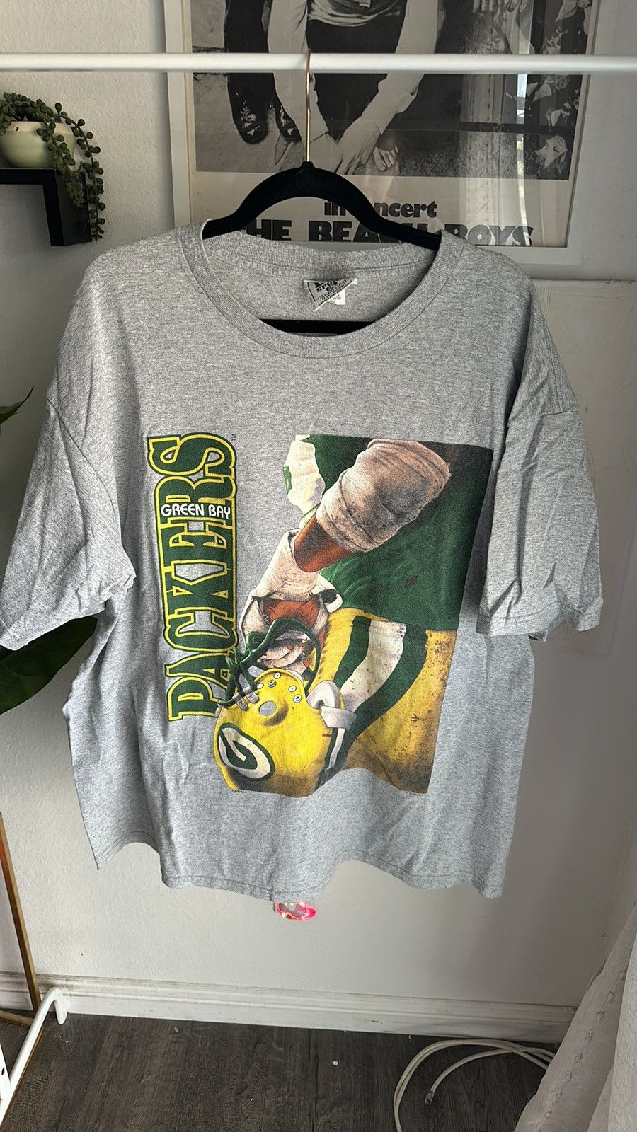 Lee × Vintage Vintage 1996 Green Bay Packers tshirt Size US XXL / EU 58 / 5 - 1 Thumbnail