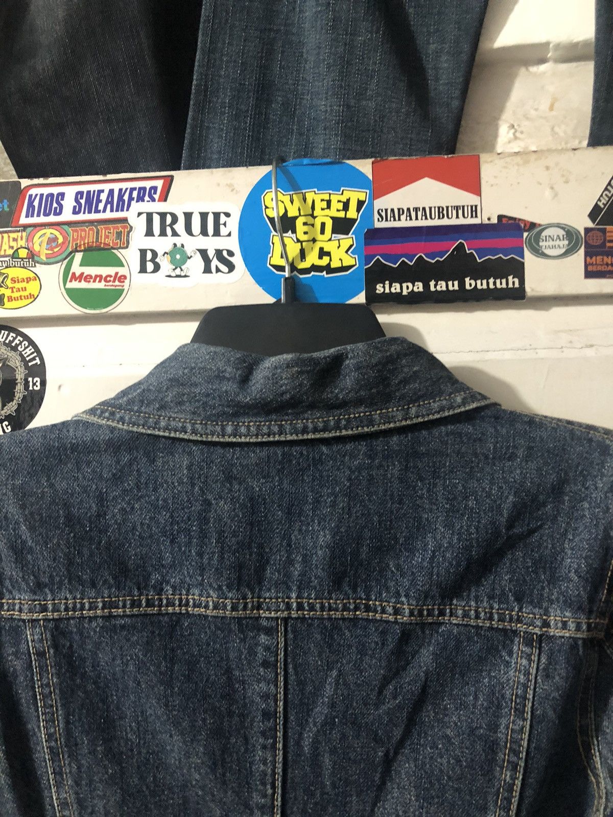 Japanese Brand DENIM JACKET x DONA MARIE BLUE DENIM Size XXS / US 00 / IT 34 - 11 Thumbnail