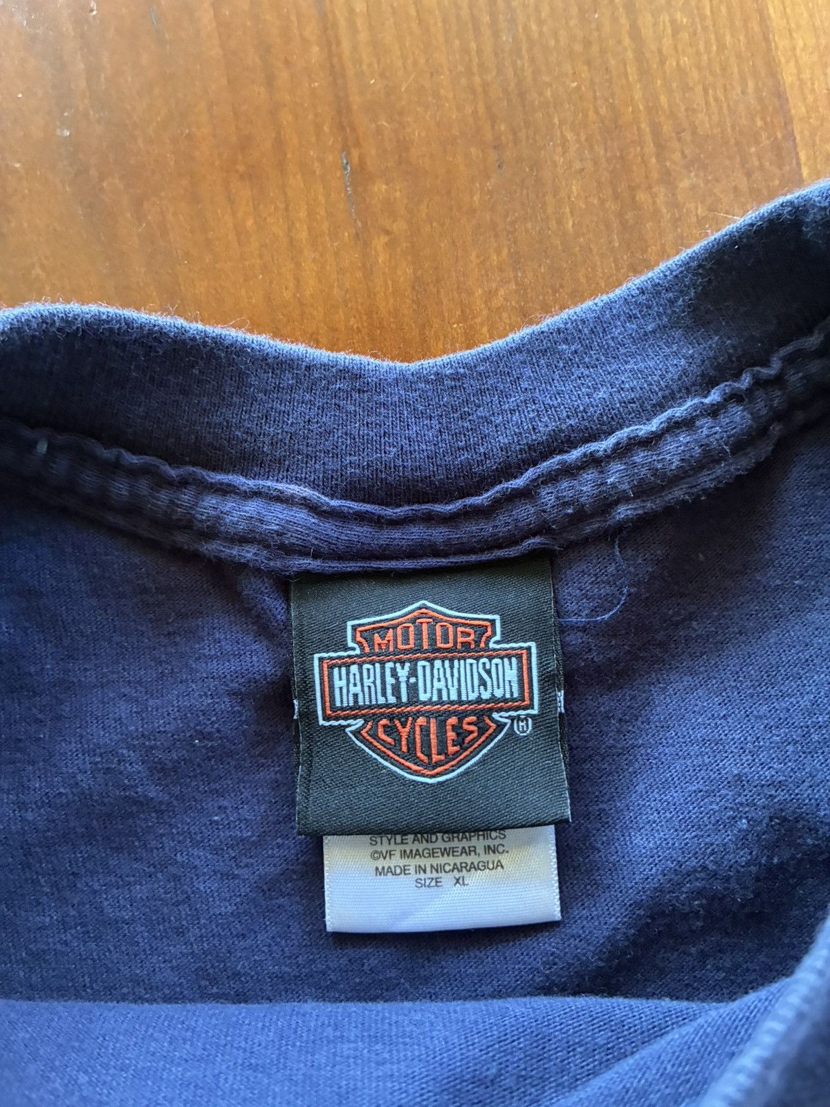 Harley Davidson Vintage Harley Davidson graphic pocket tee shirt Size US XL / EU 56 / 4 - 4 Thumbnail