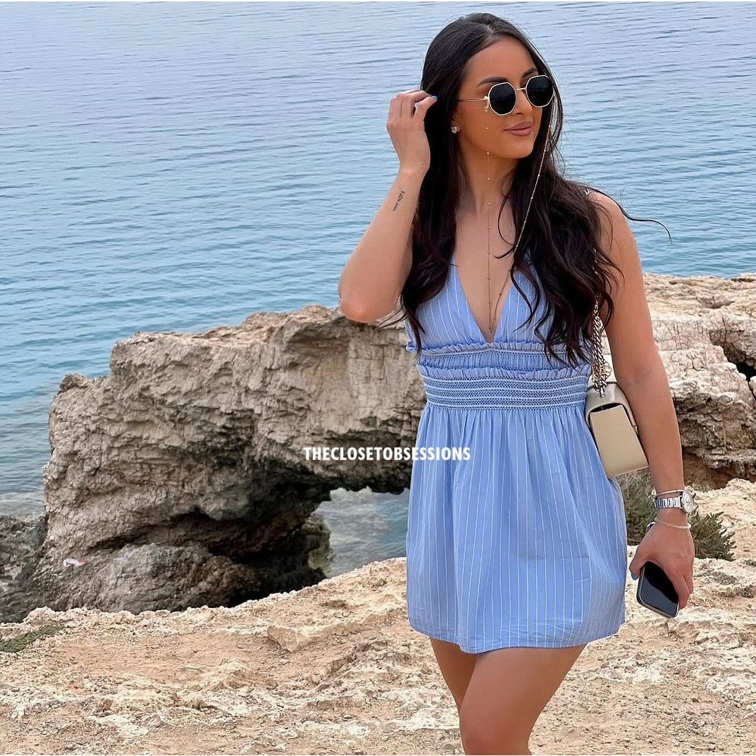 Zara RARE!!! ZARA BLOGGER FAVE!!! Mini Halter Dress NWT Size L / US 10 / IT 46 - 4 Thumbnail