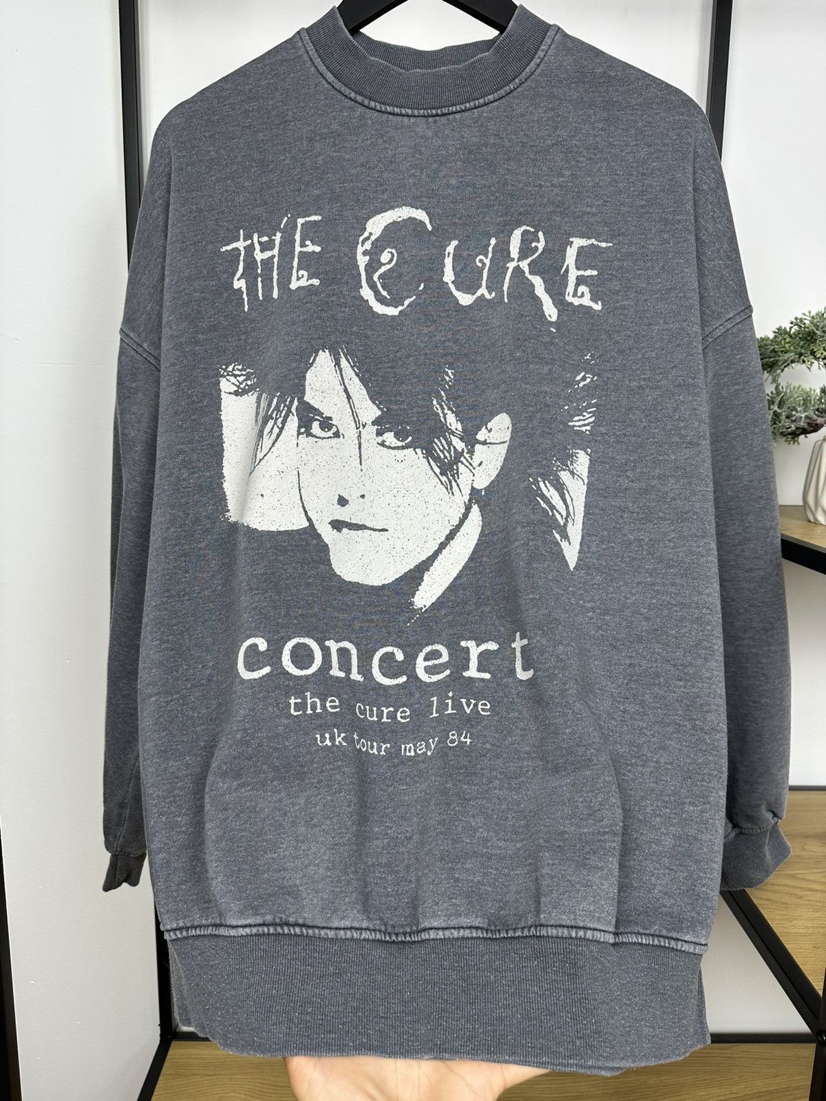 Band Tees The Cure Rober Smith Portrait sweatshirt oversized Band tour Size US M / EU 48-50 / 2 - 6 Thumbnail