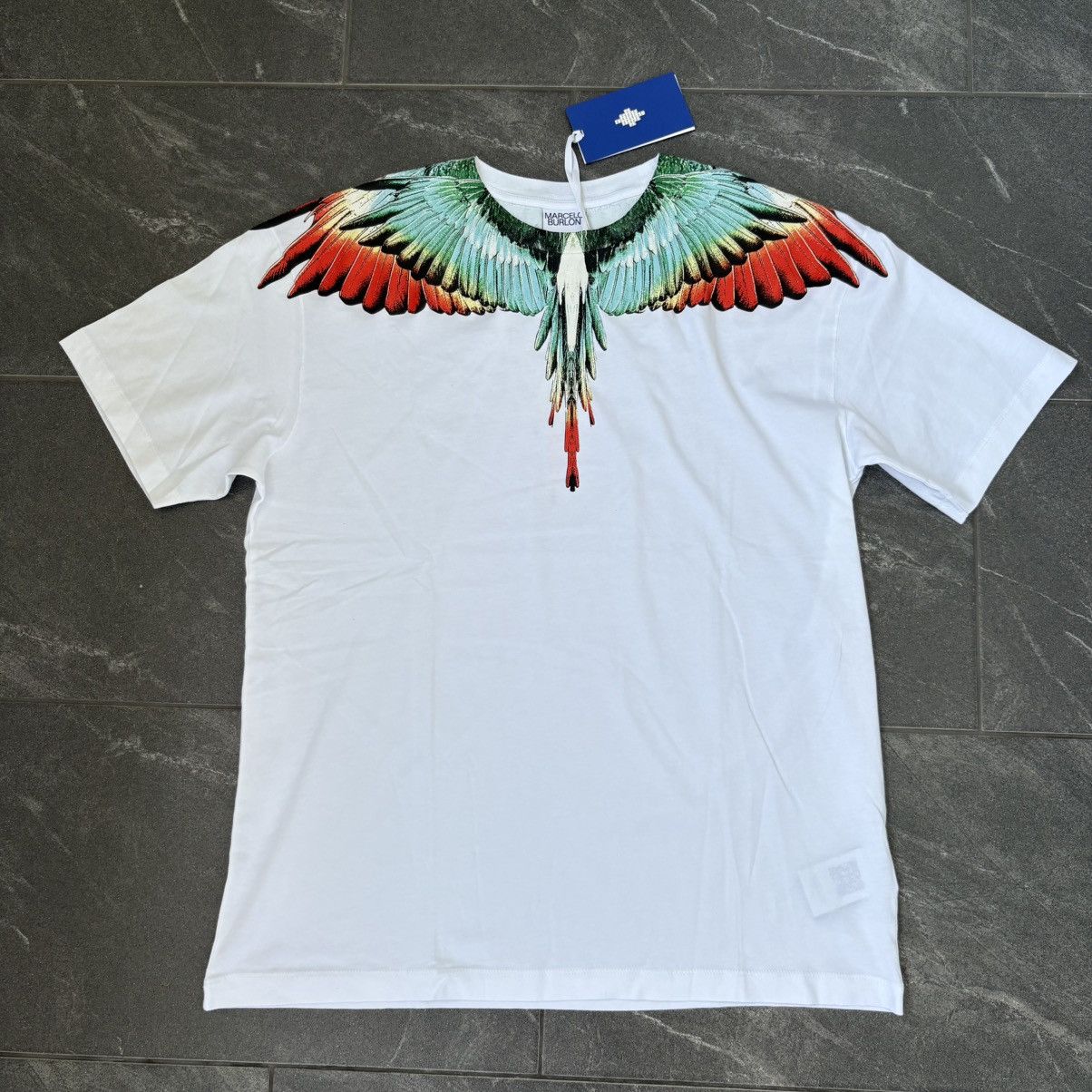 Marcelo Burlon Marcelo Burlon County of Milan Icon Wings basic t-shirt Size US XL / EU 56 / 4 - 7 Thumbnail