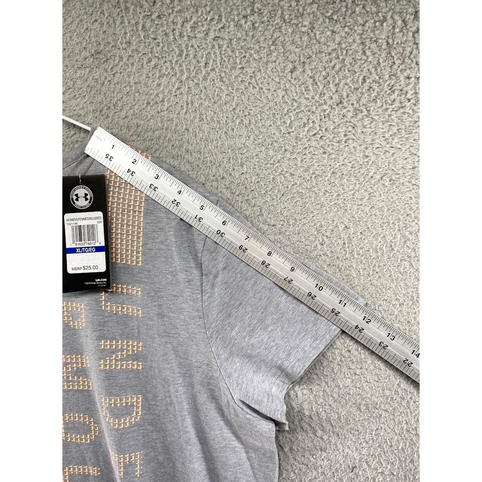 Under Armour Under Armour Women's Graphic Classic Crew HeatGear Shirt XL Multicolor Short Sleeve Crew Neck T-Shirt Casual Womens Size XL / US 12-14 / IT 48-50 - 7 Thumbnail