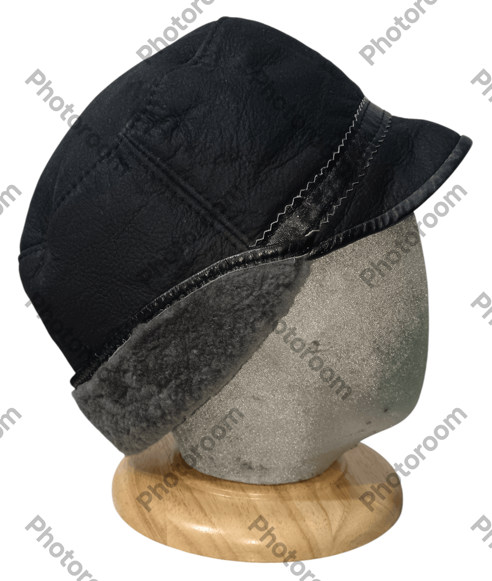 Japanese Brand SHEARLING FAUX FUR EARFLAP HAT Size ONE SIZE - 1 Thumbnail
