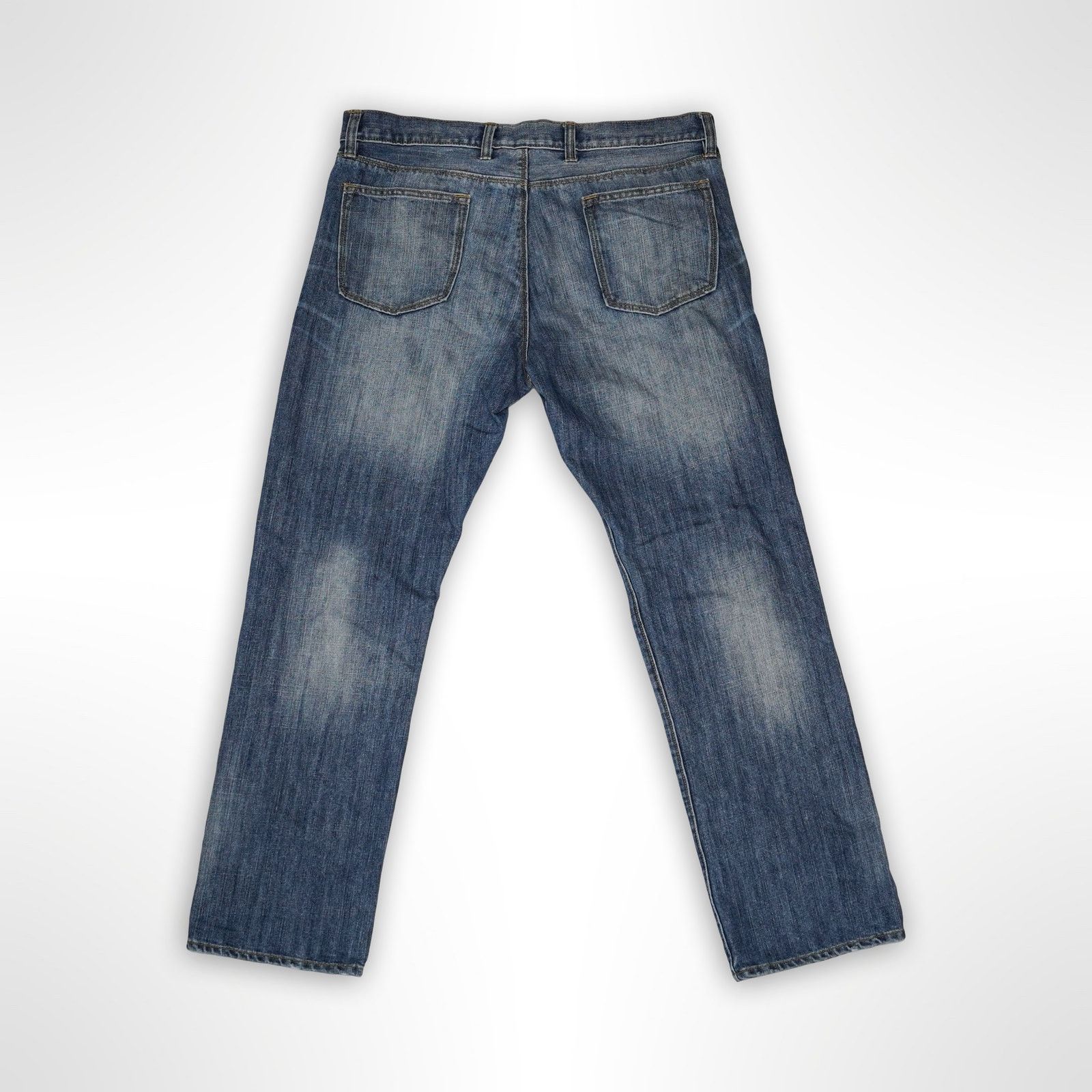 Gap Gap Premium Straight Fit Jeans - Men's 38x32 Distressed Size US 38 / EU 54 - 2 Thumbnail