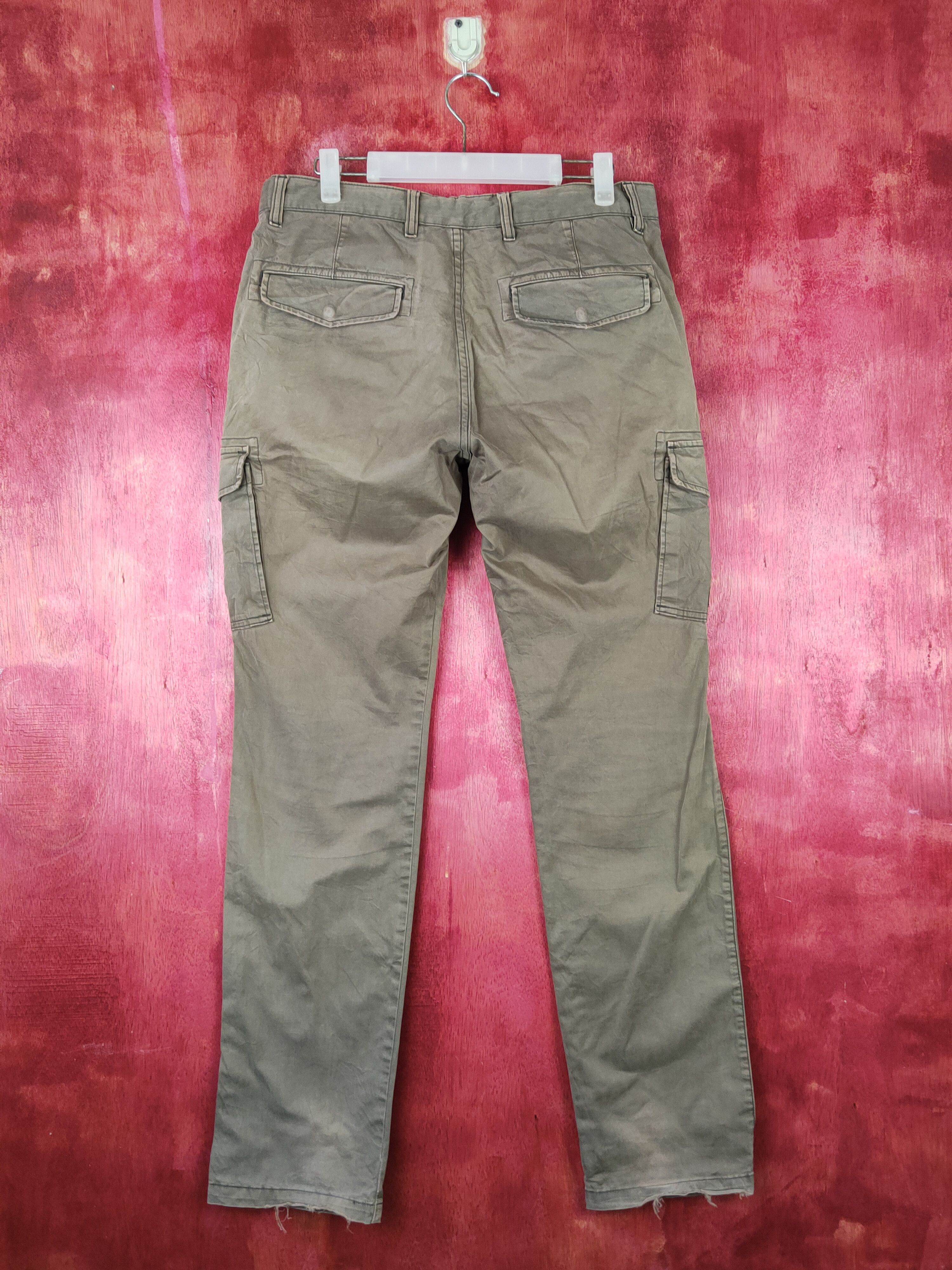 Japanese Brand × Uniqlo Uniqlo Brown Faded Multipocket Tactical Cargo Pants #S1391 Size US 31 - 7 Thumbnail