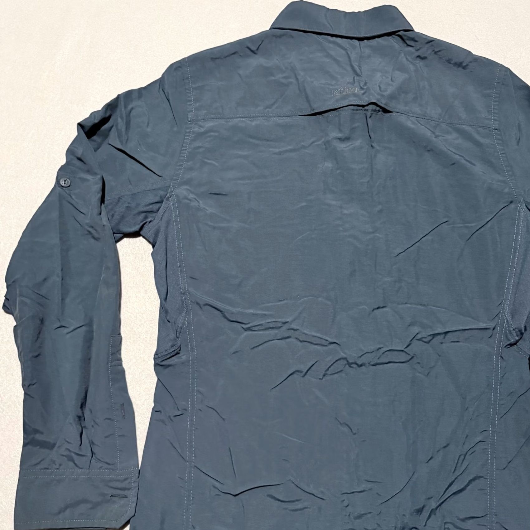 Vintage KUHL Invoke Shirt Men Navy Long Sleeve Button Pockets Small Size US S / EU 44-46 / 1 - 6 Thumbnail