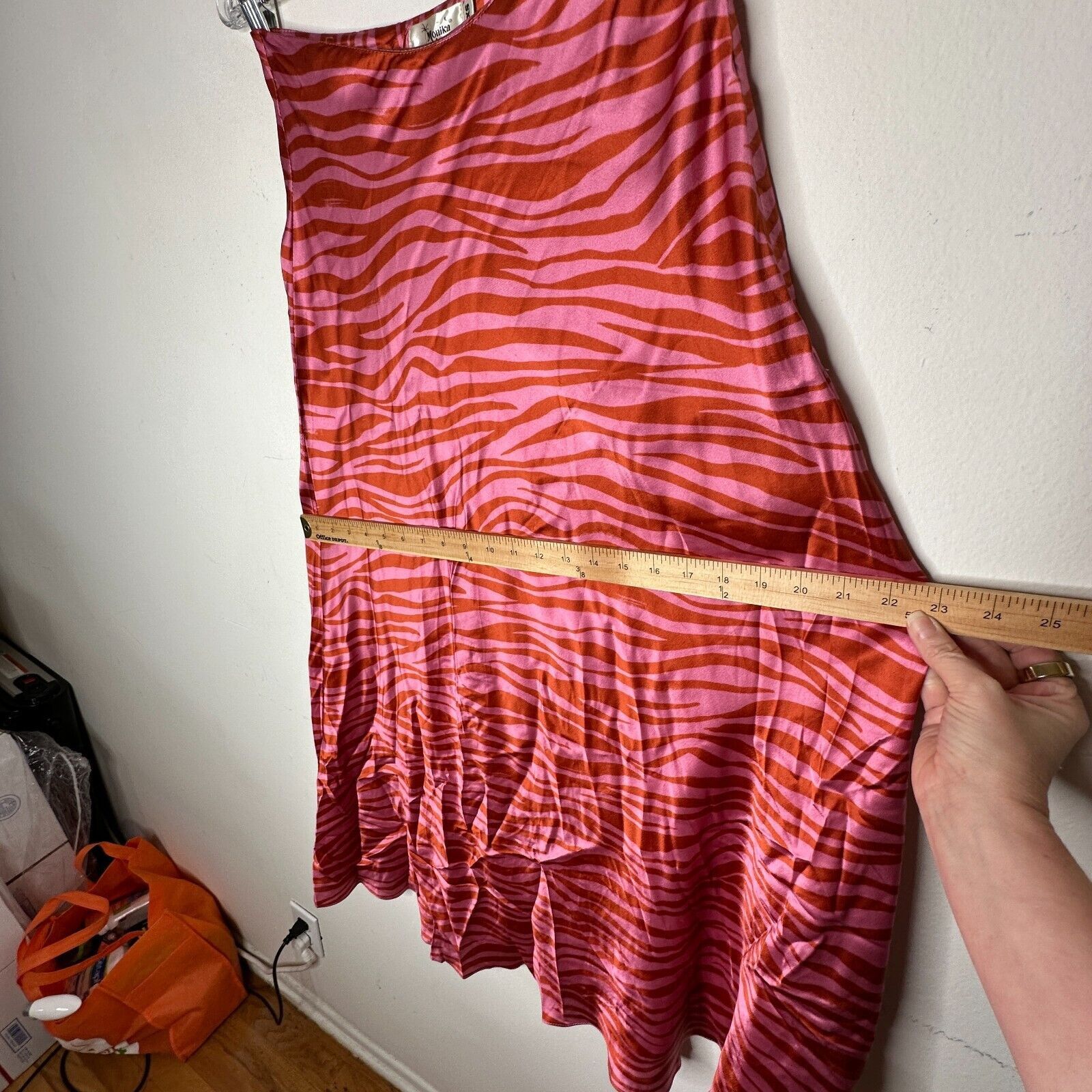 Other Monika Rust Orange Pink Patti Animal Print Maxi Skirt XS Size 26" / US 2 / IT 38 - 11 Thumbnail