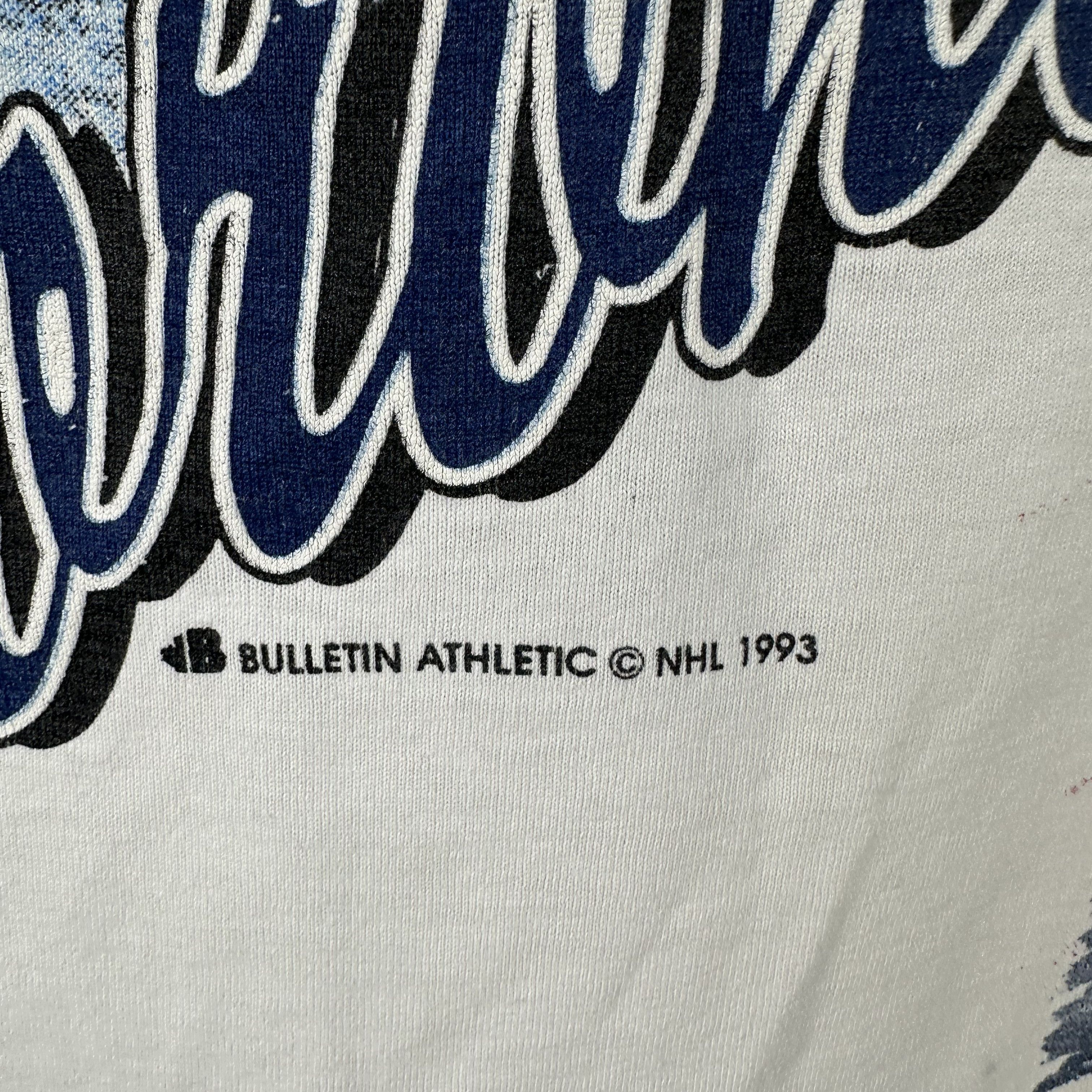 Vintage 1993 Toronto Maple Leafs Bulletin Athletic NHL AOP Tee Size US L / EU 52-54 / 3 - 5 Thumbnail