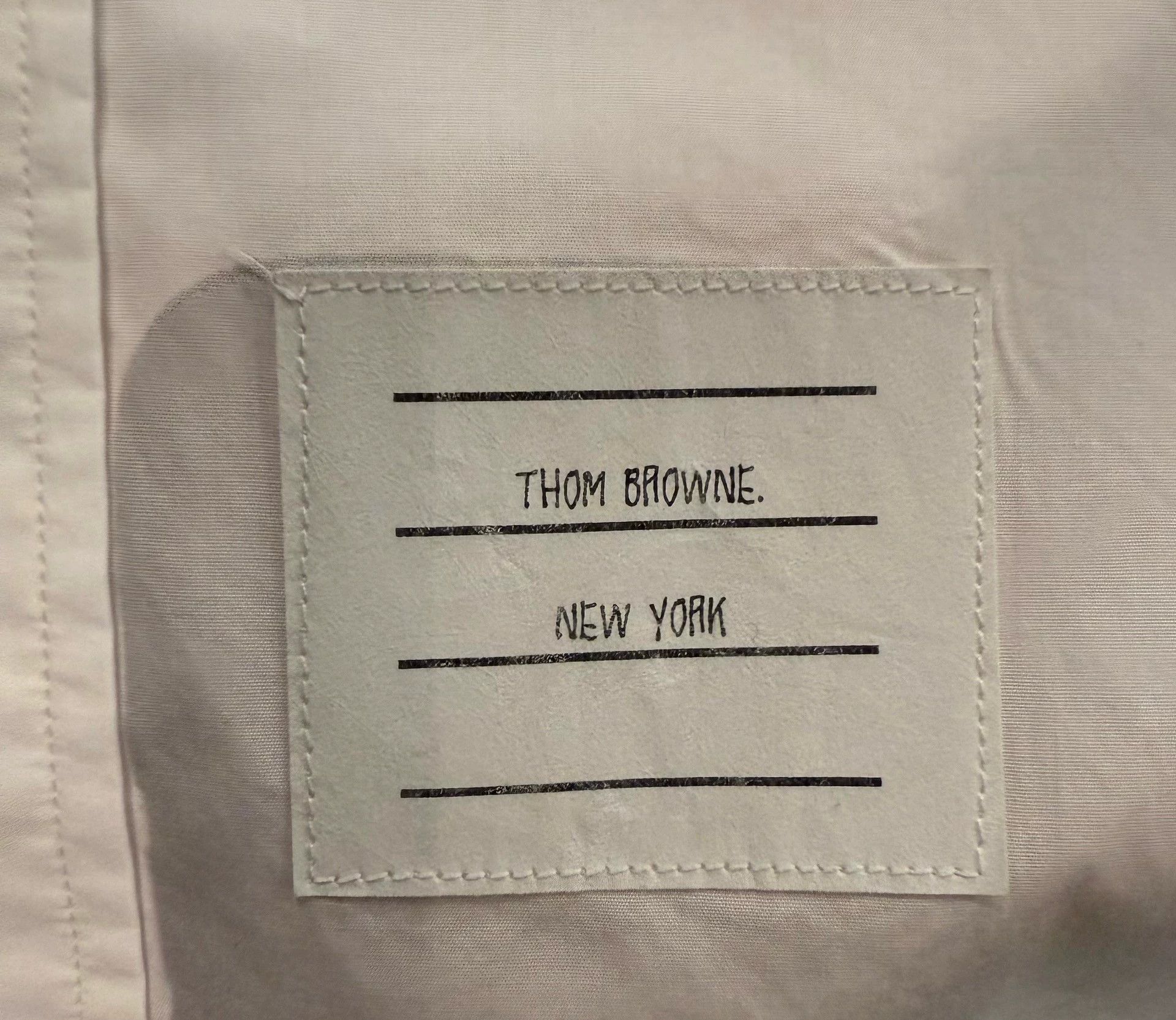 Thom Browne Thom Browne Classic Double Stripe Poplin Shirt Size00 Size US XXS / EU 40 - 4 Thumbnail