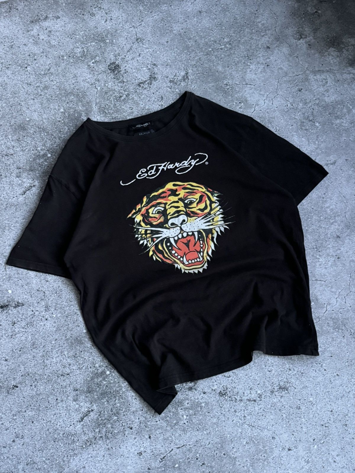 Ed Hardy Vintage Ed Hardy Y2K tiger oversized t-shirt Size US XXL / EU 58 / 5 - 2 Thumbnail