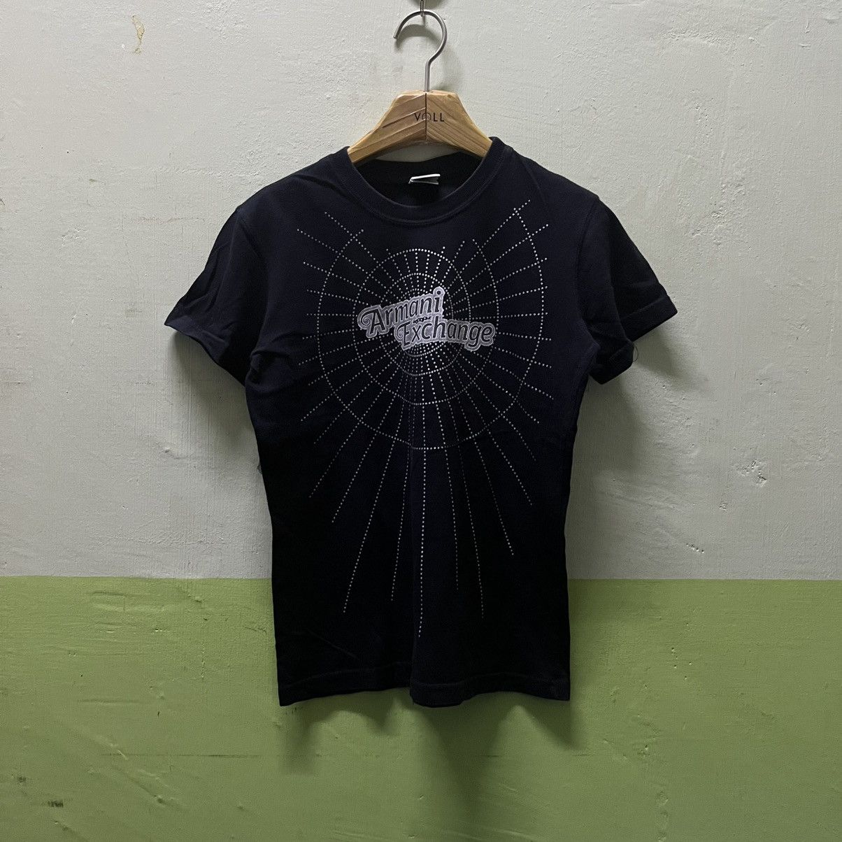 Armani Exchange Rare Vintage Armani Exchange Spider Web Tees Size US XXS / EU 40 - 1 Thumbnail