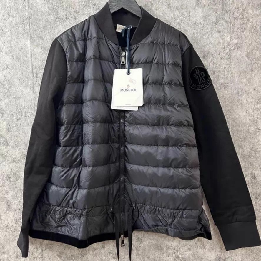 Moncler MONCLER Women's Black Armband Logo Jacket Size L / US 10 / IT 46 - 1 Thumbnail