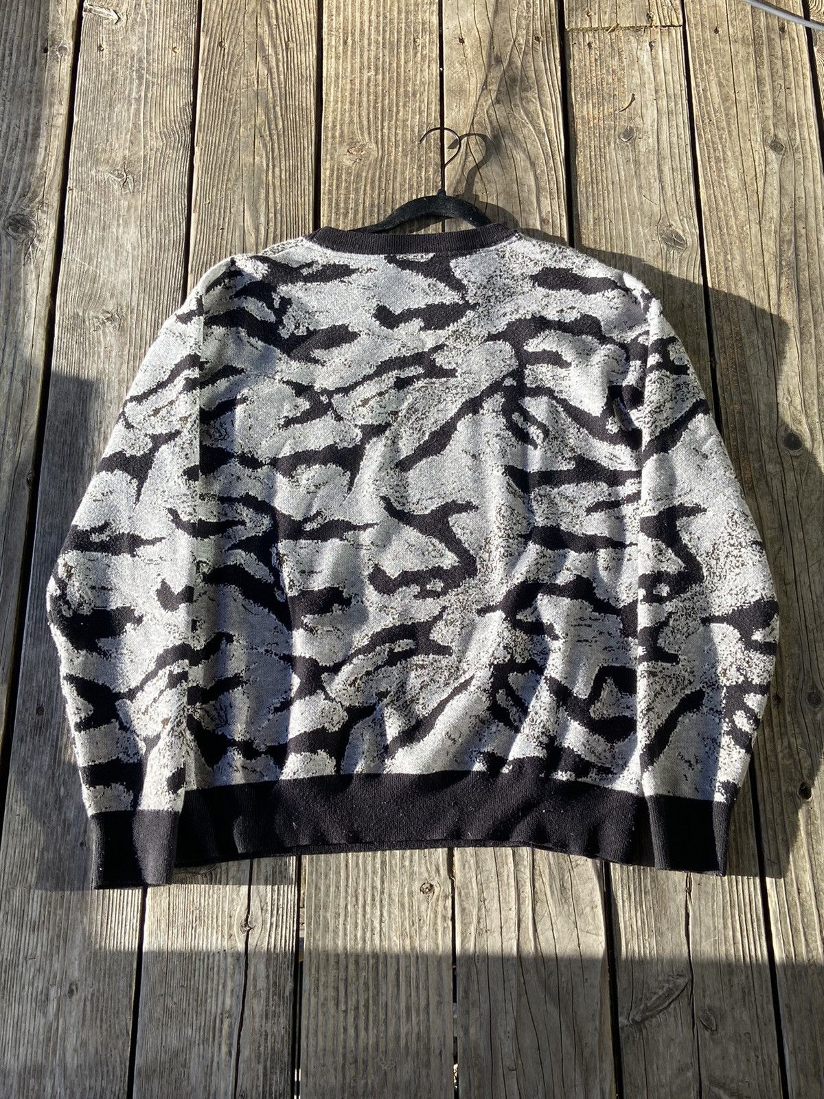 Fugazi Fugazi Static Camo Knit Sweater Size US M / EU 48-50 / 2 - 5 Thumbnail