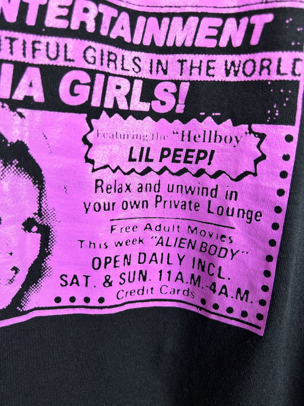 Band Tees Lil Peep x Alien Body Peep Show California Girls Hellboy Tee Size US M / EU 48-50 / 2 - 3 Thumbnail
