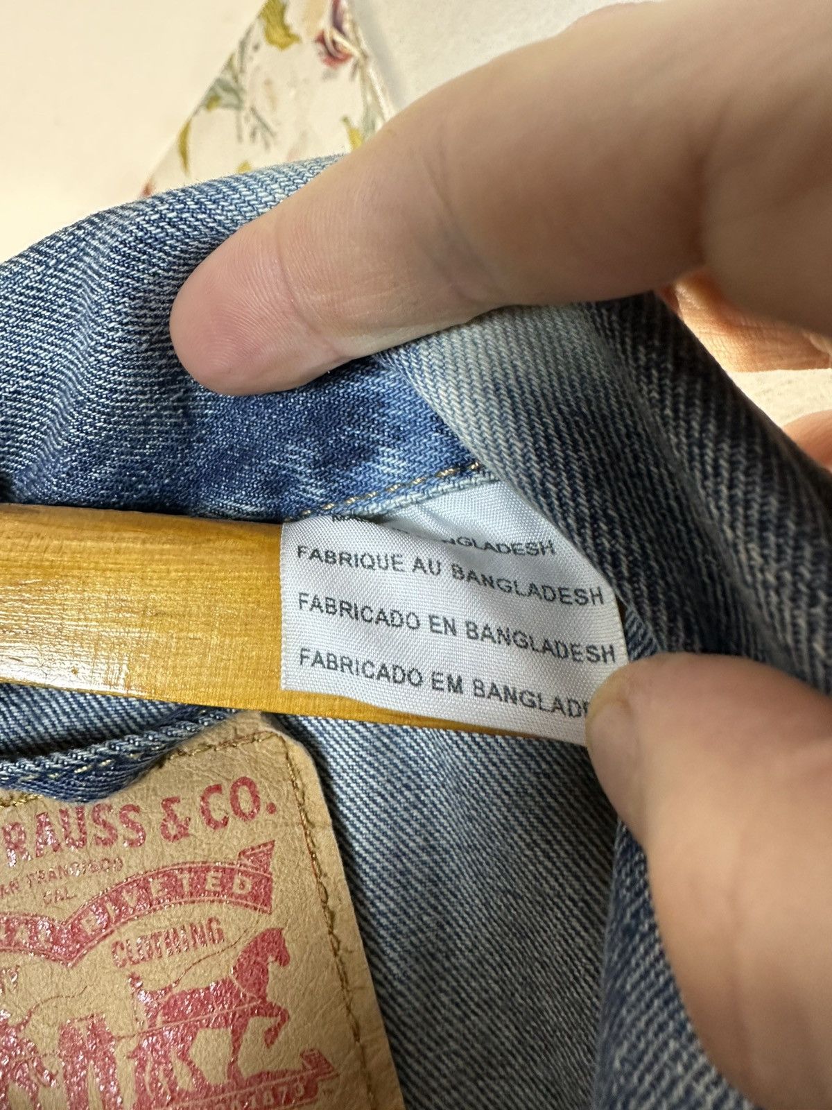 Levi's × Levi's Vintage Clothing Denim Jean Jaket by Levi's Blue Faded Size US XL / EU 56 / 4 - 8 Thumbnail