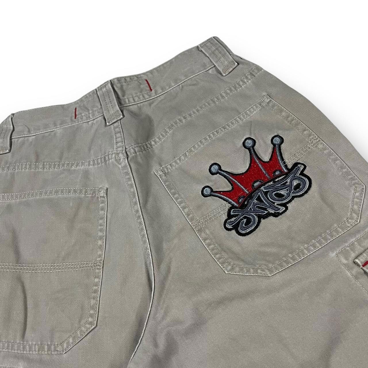 JNCO JNCO Men's Tan and Cream Shorts Size US 26 / EU 42 - 2 Thumbnail
