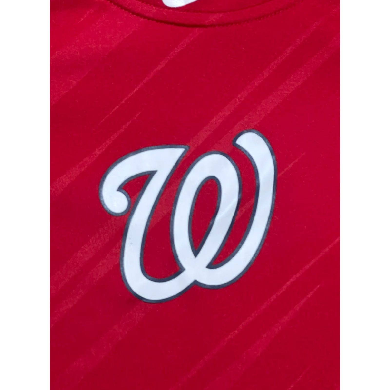Nike Nike Shirt Men's Small Red Washington Nationals MLB Athletic Pro Combat Shirt Short Sleeve White, Nike Mens Small T-Shirt Size US S / EU 44-46 / 1 - 5 Thumbnail
