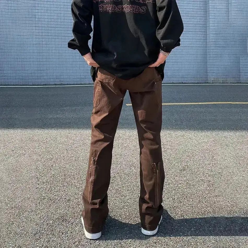 Japanese Brand Casual Pants Y2k High Street Zip Cargo Trousers Size US 32 / EU 48 - 3 Thumbnail