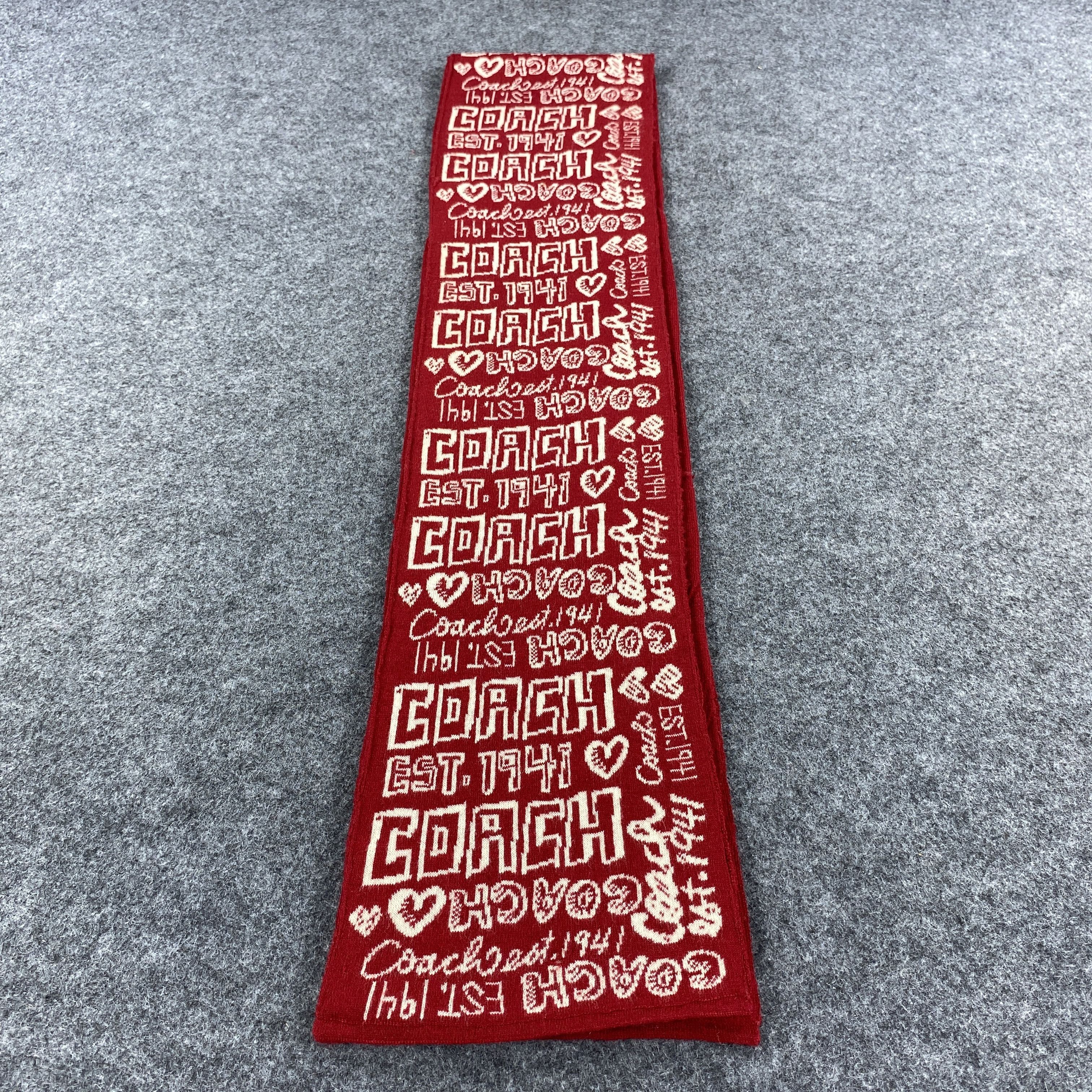 Coach × Vintage GF10422 Coach Scarf Neck Wear Muffler Size ONE SIZE - 3 Thumbnail