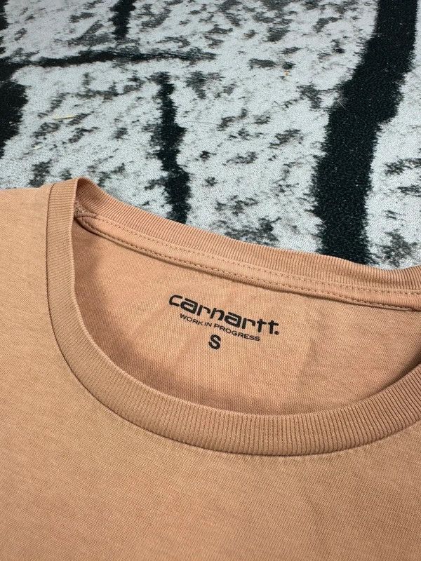 Carhartt Carhartt logo script S pocket orange t-shirt Size US S / EU 44-46 / 1 - 4 Thumbnail