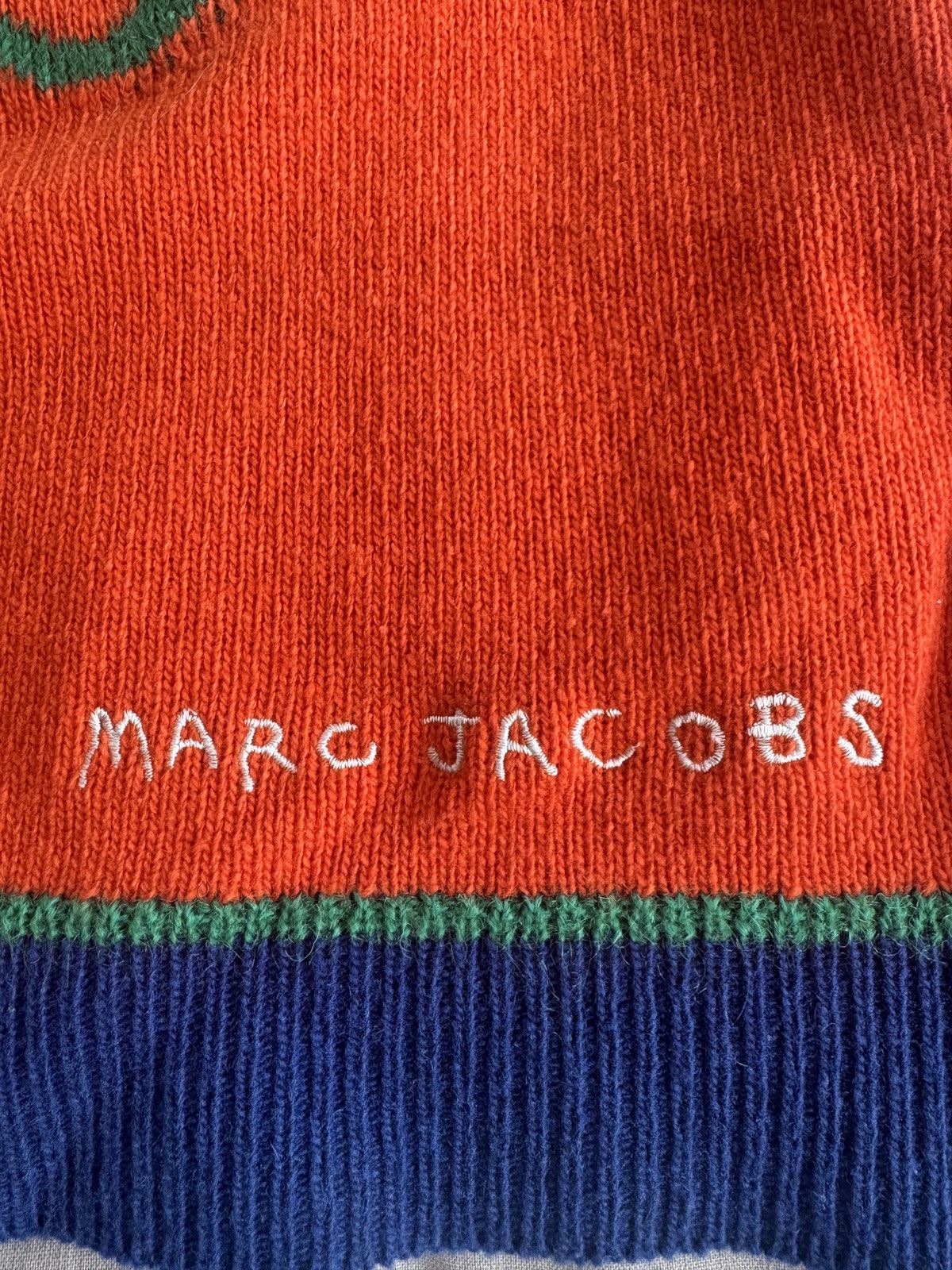 Marc Jacobs Orange Crazy Daisy Marc Jacobs Sweater Vest Size US XS / EU 42 / 0 - 2 Thumbnail