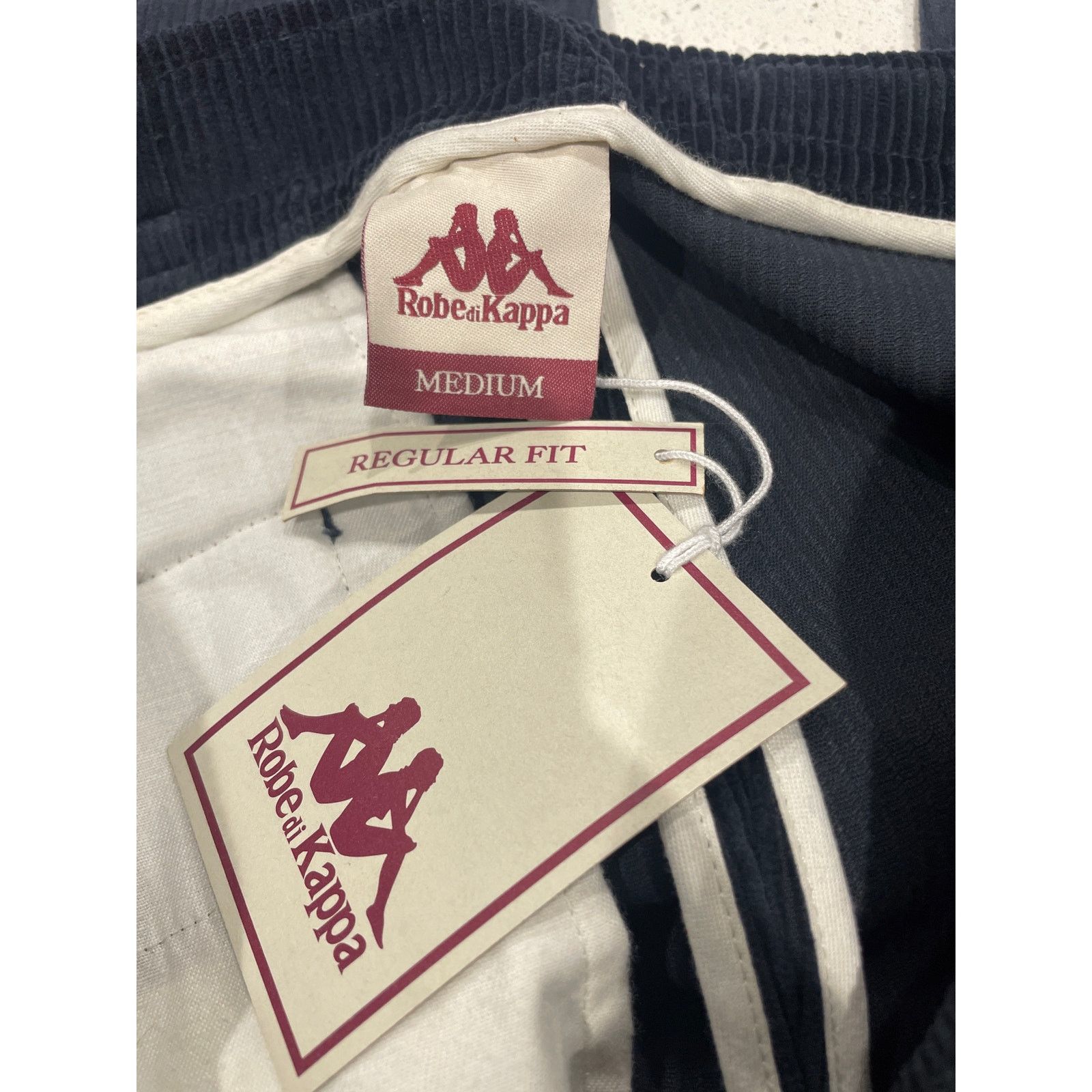 Kappa Kappa Corduroy Robe Giovani Jeans Sz 34x29 Navy $109 Reg Size US 34 / EU 50 - 3 Thumbnail