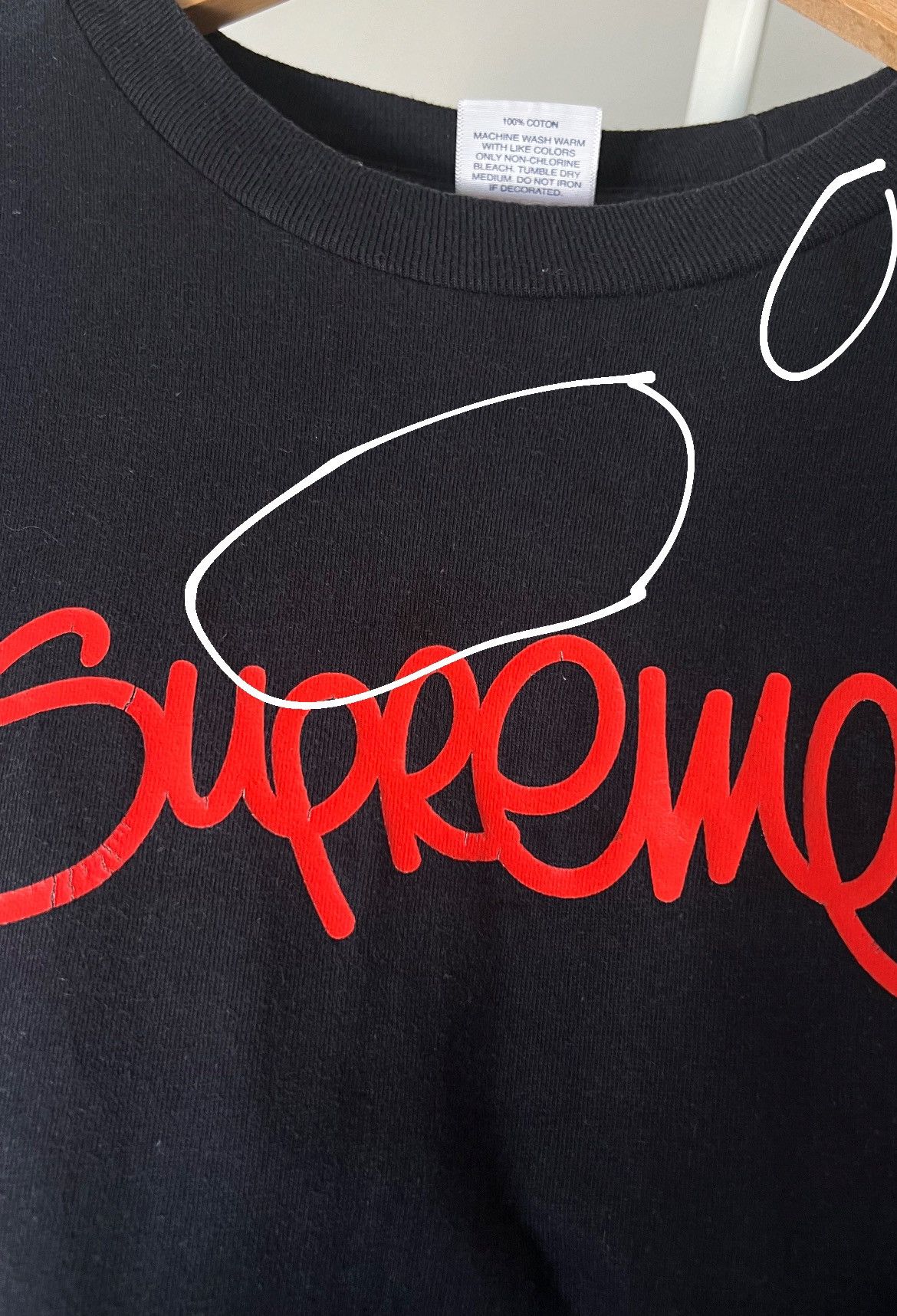Supreme Supreme Handstyle Tee SS22 Big Logo Hype Size US XL / EU 56 / 4 - 11 Thumbnail
