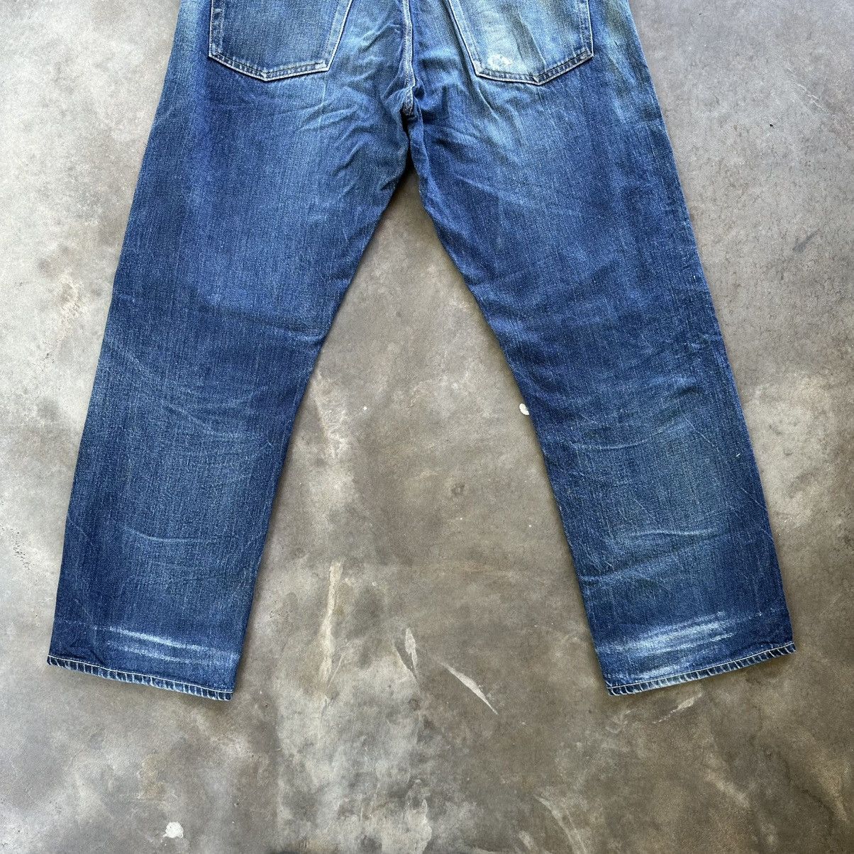 Comme des Garcons Vtg Comme Des Garcons Selvedge Distress Faded Denim Jean W34 Size US 34 / EU 50 - 10 Thumbnail
