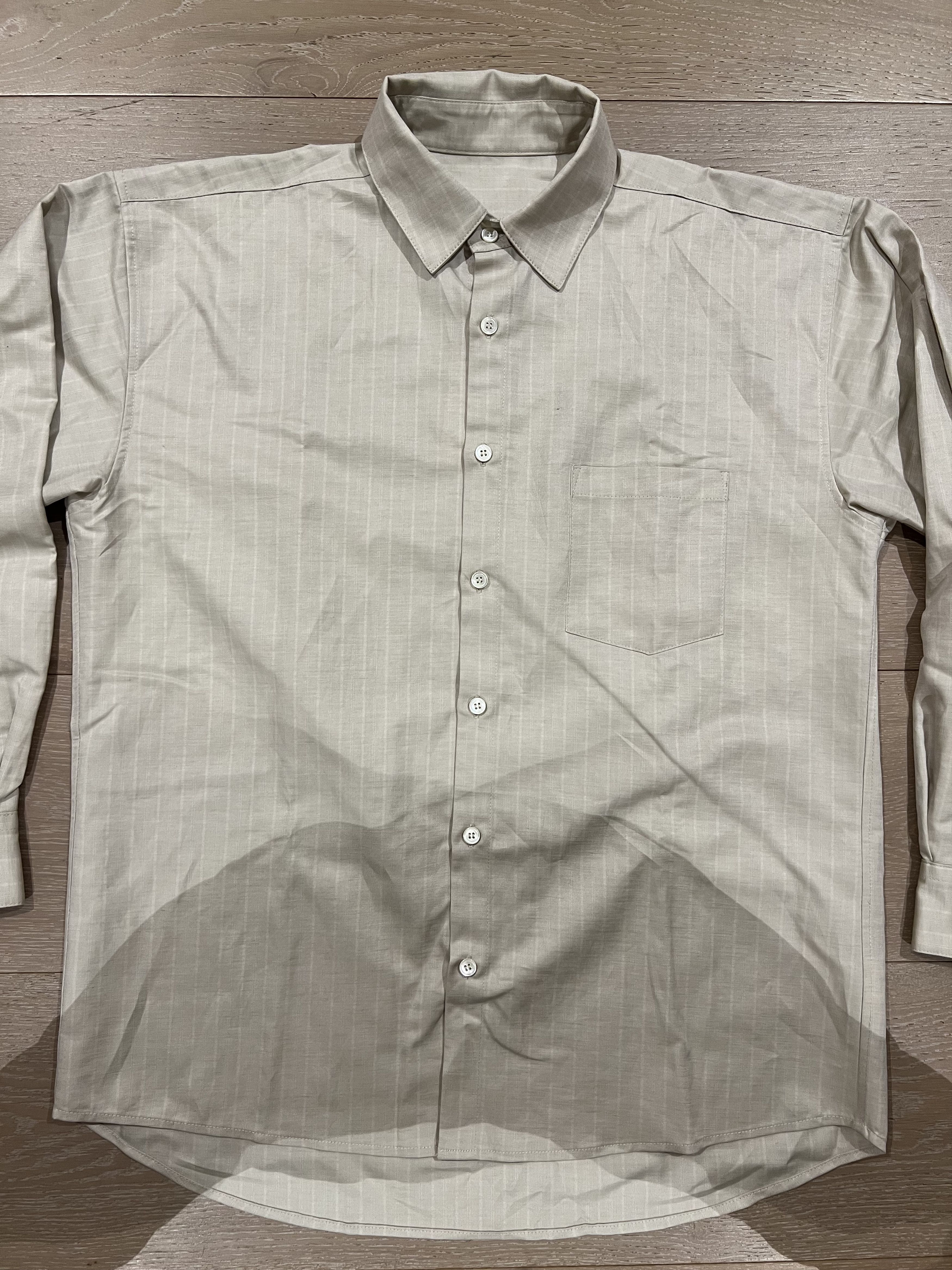 Colbo 💚 1/24 Colbo NYC Banaras Shirt Warm Gray Stripe Small NEW Size US S / EU 44-46 / 1 - 8 Thumbnail