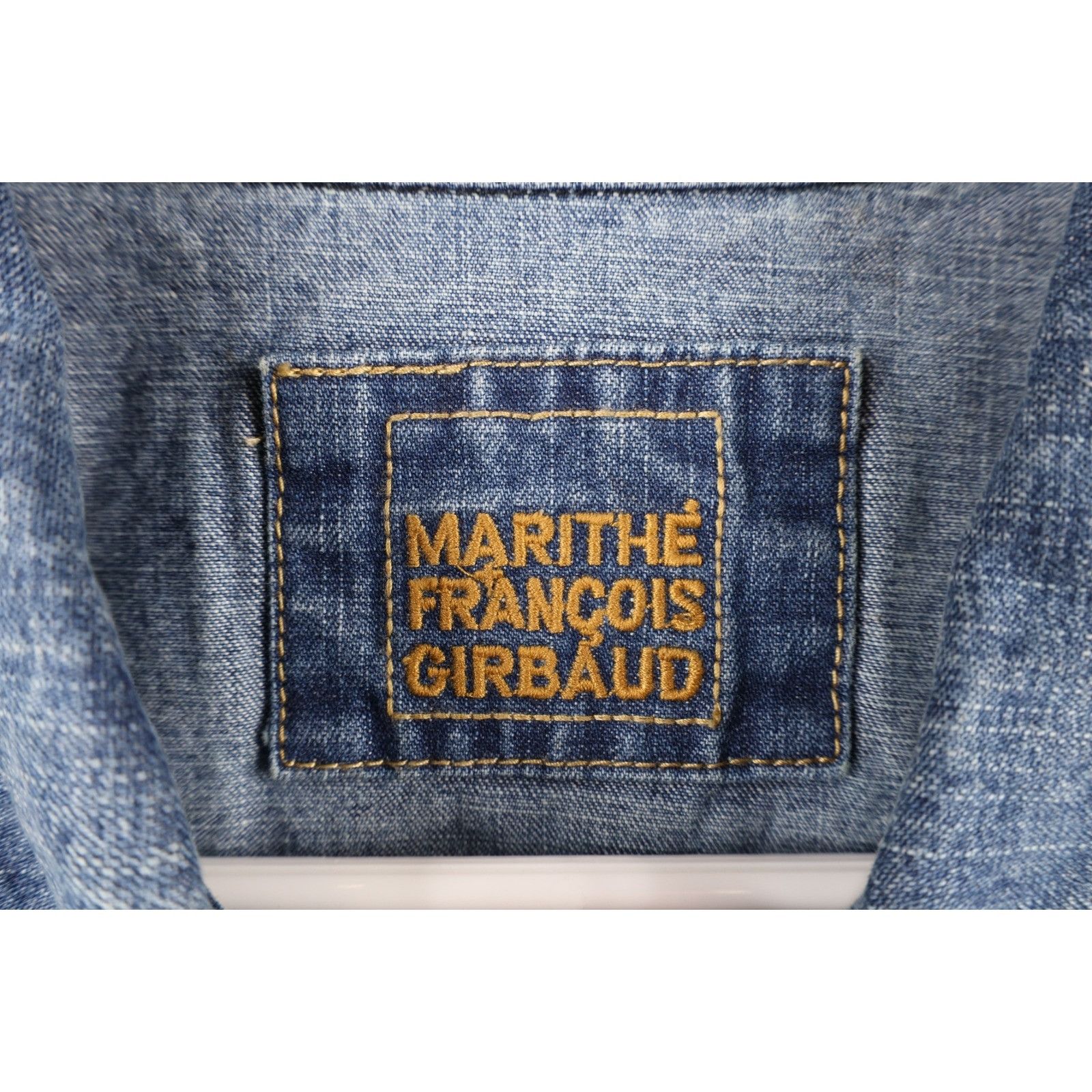 Marithe + Francois Girbaud NOS Vintage 90s Marithe Francois Girbaud Denim Jean Jacket Size US XL / EU 56 / 4 - 9 Thumbnail